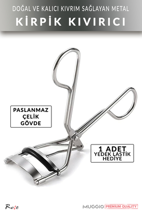 Muggio Doğal Kalıcı Kıvrım Premium Kirpik Kıvırıcı