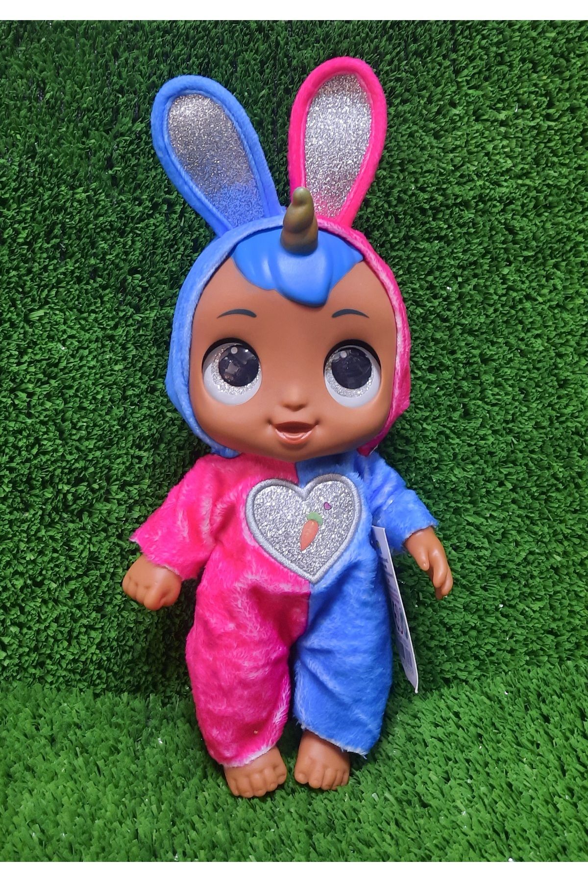 TOYSTAR Cry Bebek Sesli Renkli Elbiseli Bebek 20 cm