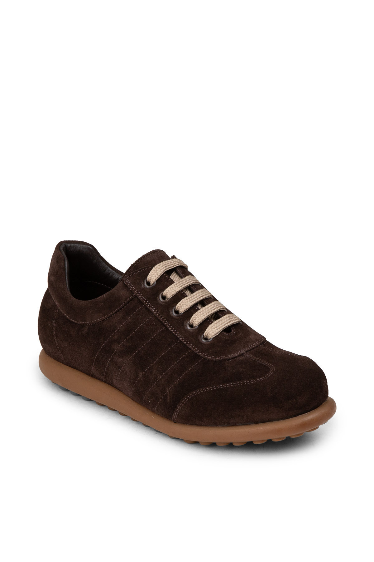 Deery-Men's Brown Genuine Suede Casual Shoes 6