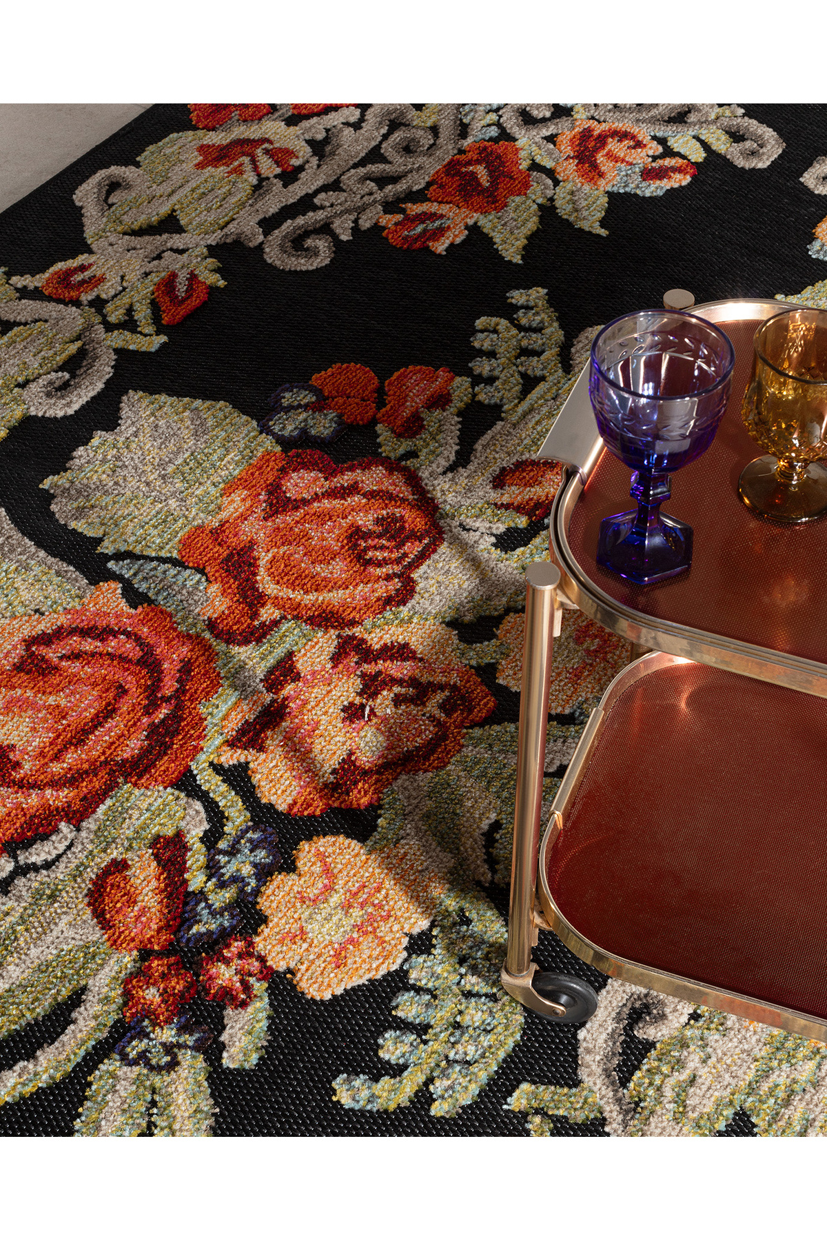 فرش لو بی ان - 160x230 سانتی‌متر - مشکی
