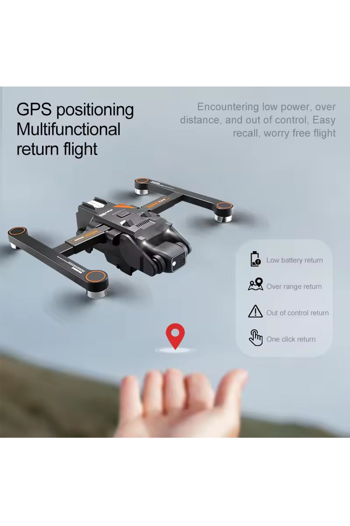 GSF-Rg700 Pro Gps 8k 1b Drone 8k Professional Hd Dual Camera With Screen 5g Wifi 360 Obstacle Avoidance 5