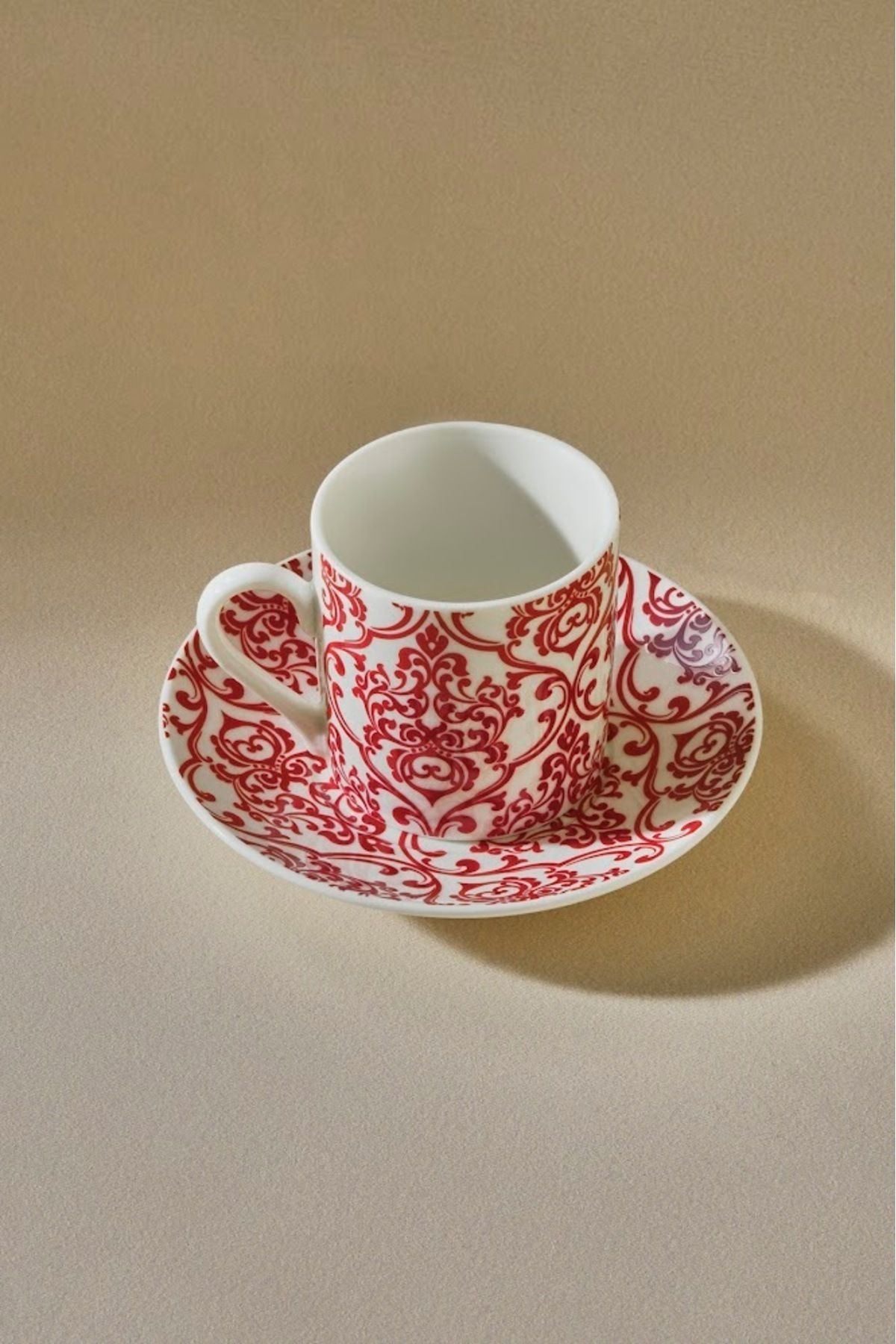 Karaca-Red Velvet 6-Person Coffee Cup 90 ml 4