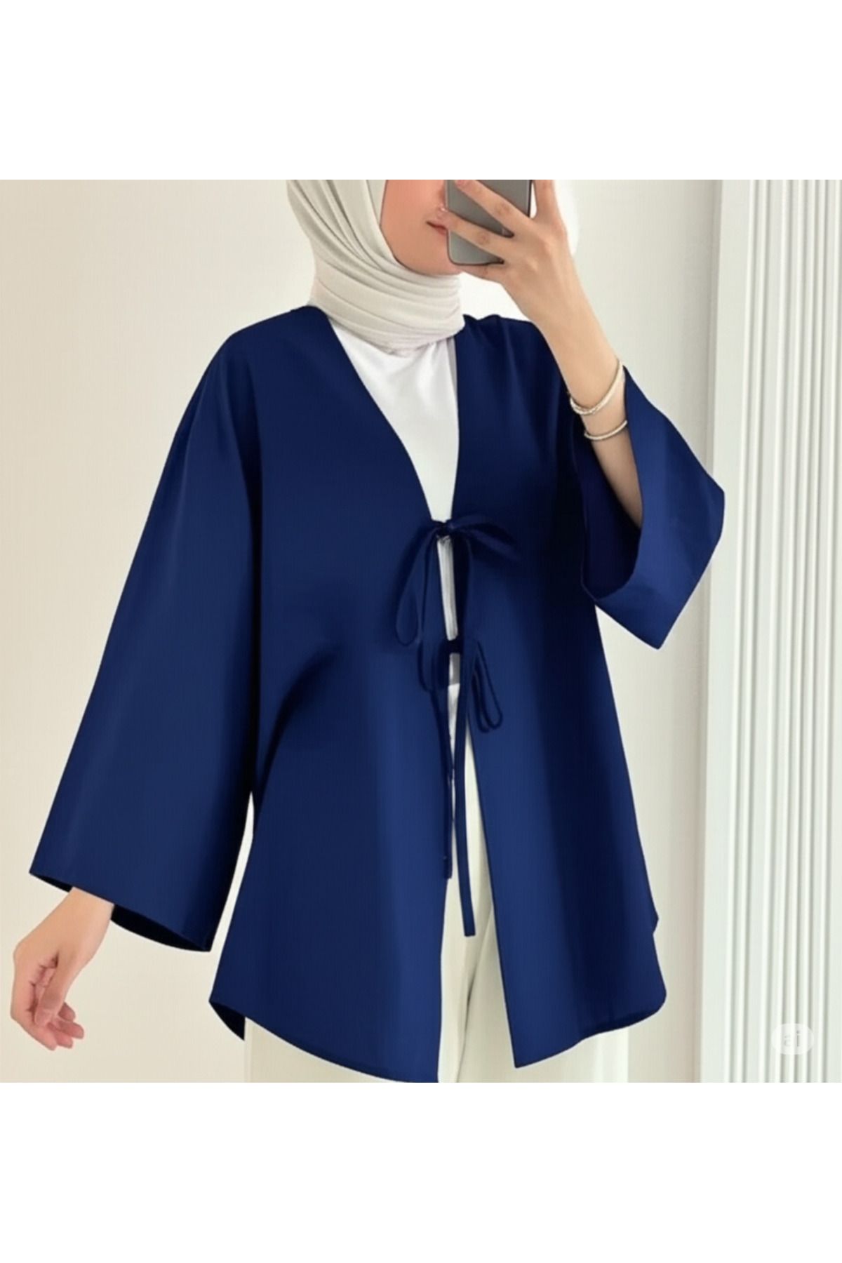 lillia kids Jachetă Kimono Oversize Cu Legături În Față Femeie - M