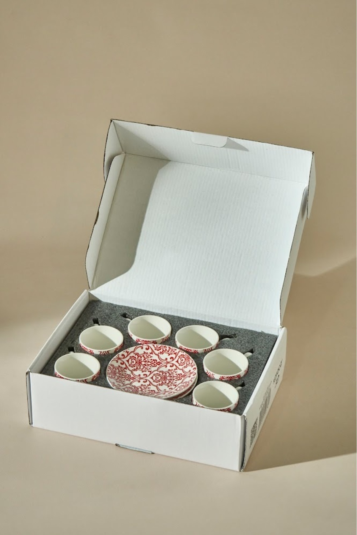 Karaca-Red Velvet 6-Person Coffee Cup 90 ml 5