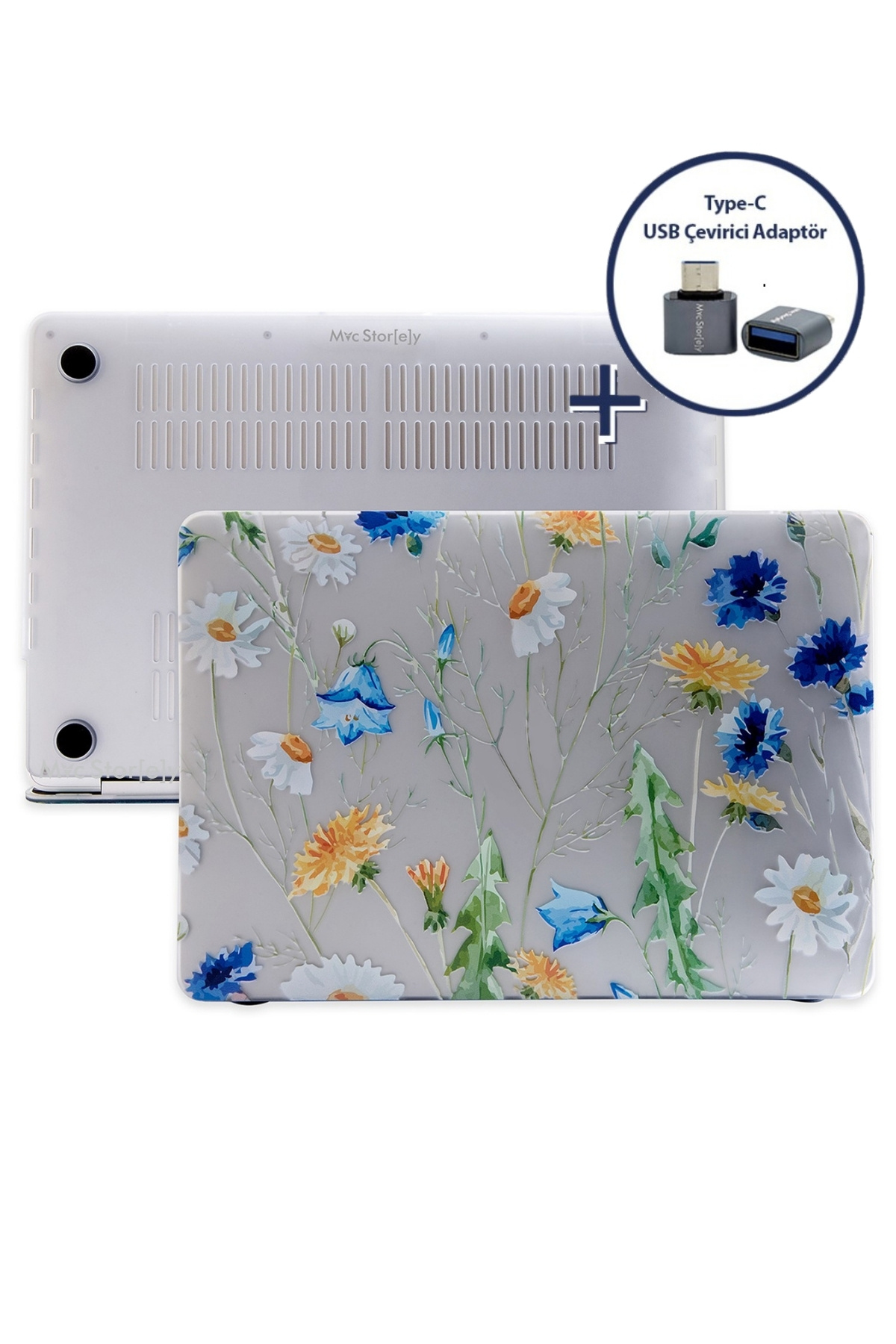 Mcstorey-حافظة ماك بوك برو 13 بوصة M1 M2 Chip Flower01nl A1706 A1708 A1989 A2159 A2251 A2289 A2338 متوافقة 1
