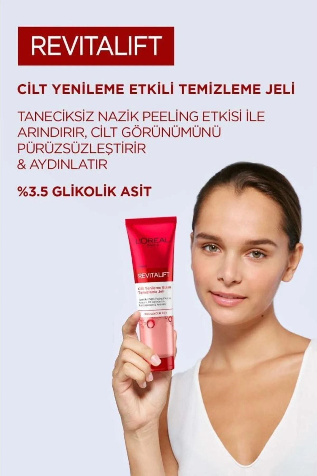 Revitalift Cilt Yenileme Etkili Temizleme Jeli 150 Ml- Glikolik Asit — 3600524019440-ÇP — تصویر 3 از 5