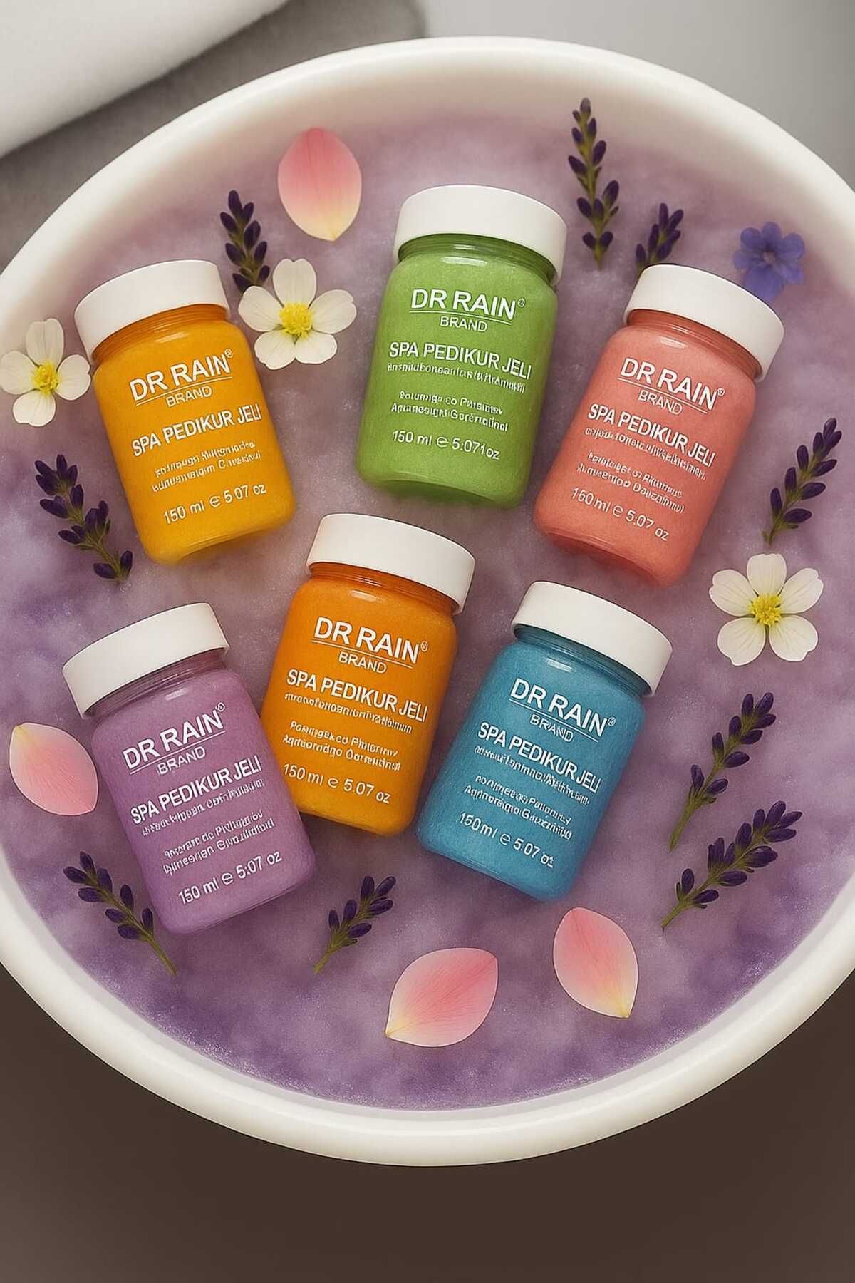 Bioflex Spa Pedikür Jeli 25 Li Paket Hijyenik Ve Tek Kullanımlık Ayak Bakım Pedikür Jeli