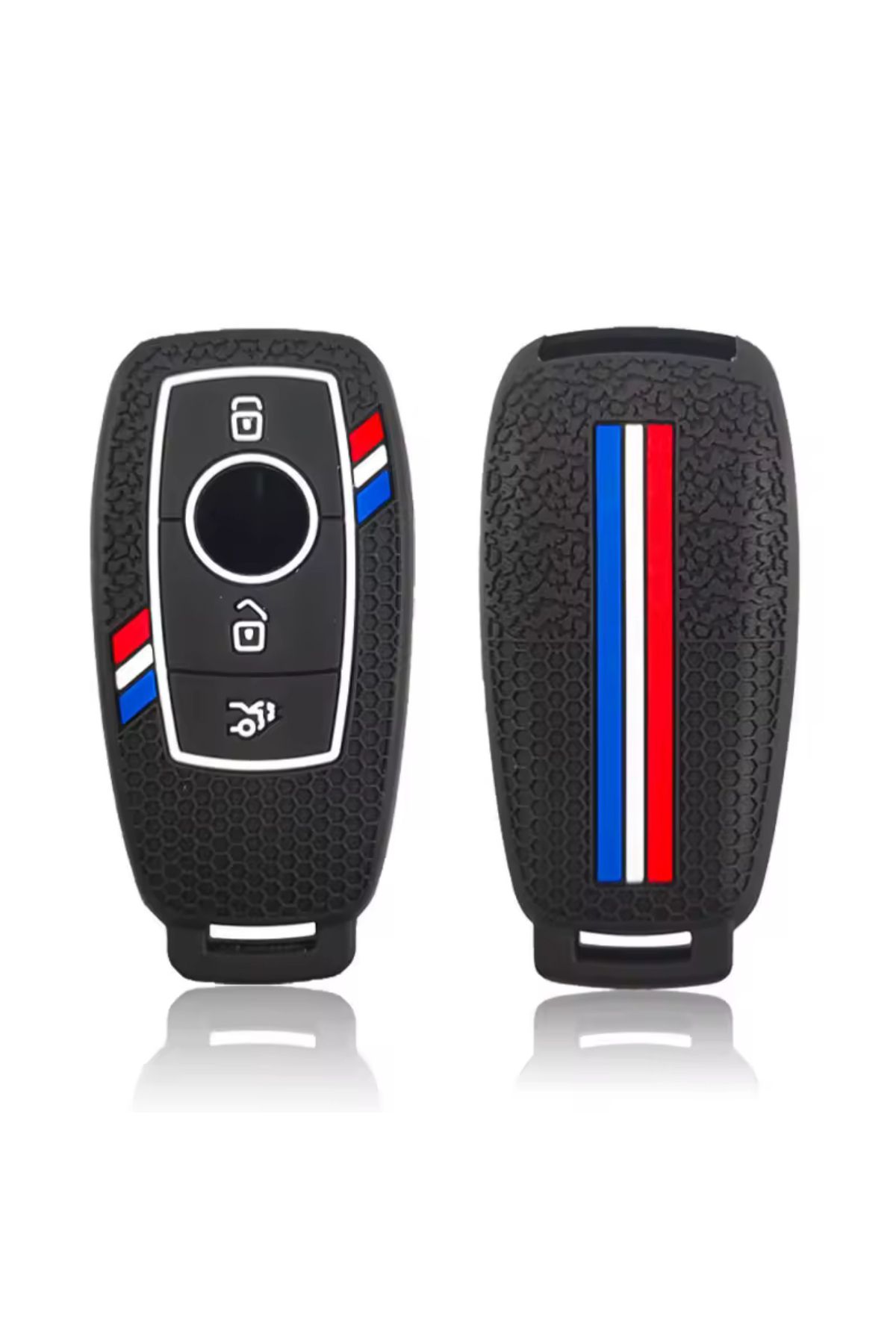 emii auto spare parts Mercedes Benz A B C E Sınıfı GLC CLA AMG UYUMLU ANAHTAR KILIFI SİYAH SPORT
