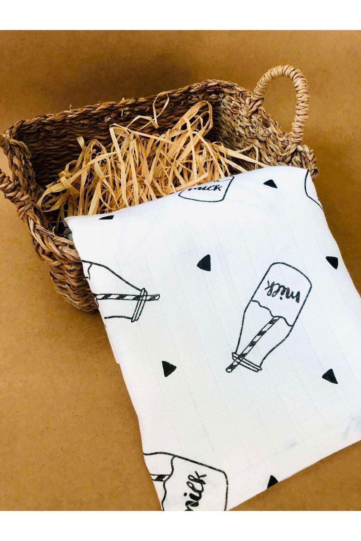 JUNİPERUS 3 Adet Çok Amaçlı Müslin Bezi Örtü Battaniye %100 Pamuk Oeko-teks Sertifikalı 80x80 Cm fotoğrafı 4 (önizleme)