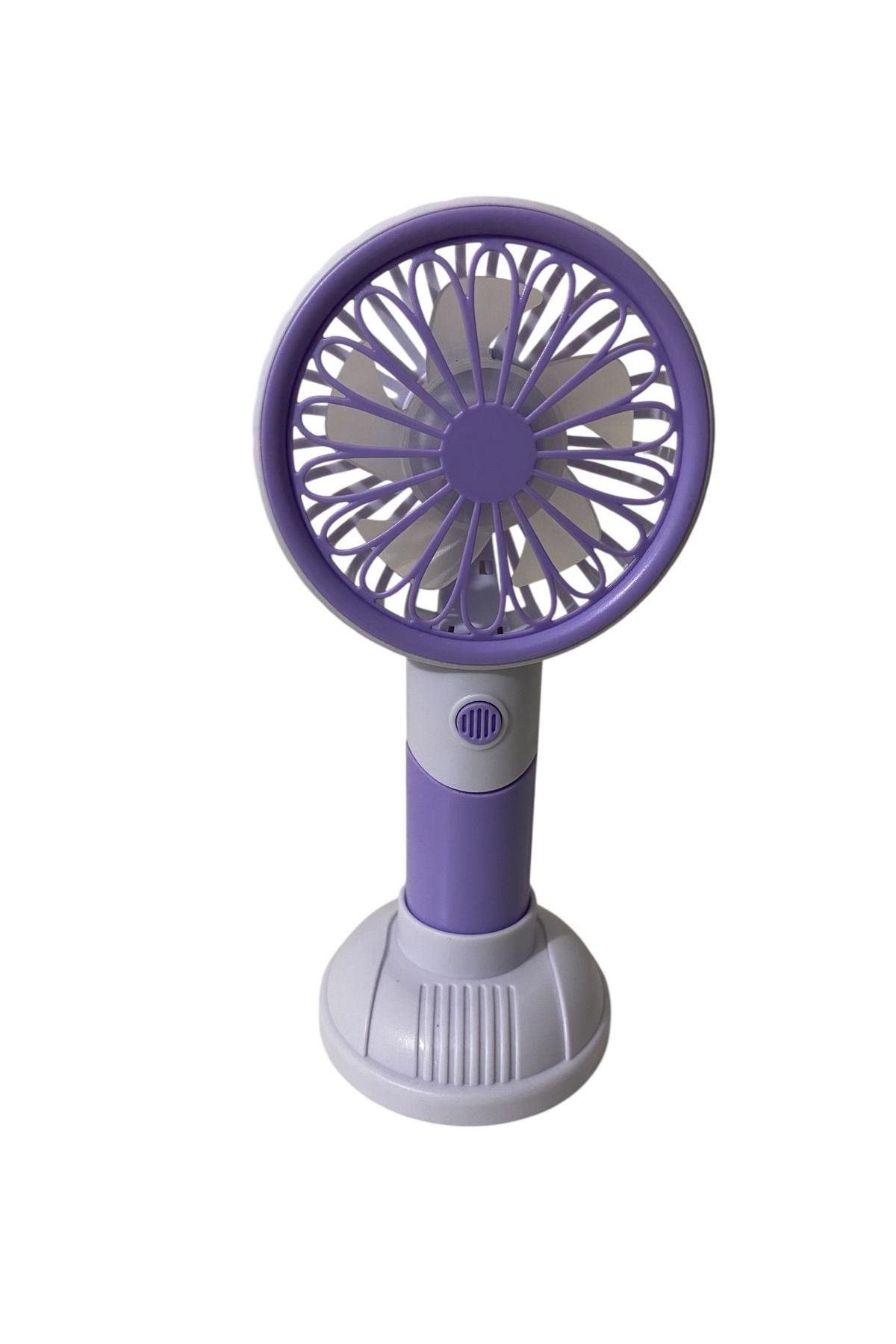 HNG HOME MASAÜSTÜ MOR-BEYAZ MİNİ FAN (VANTİLATÖR)