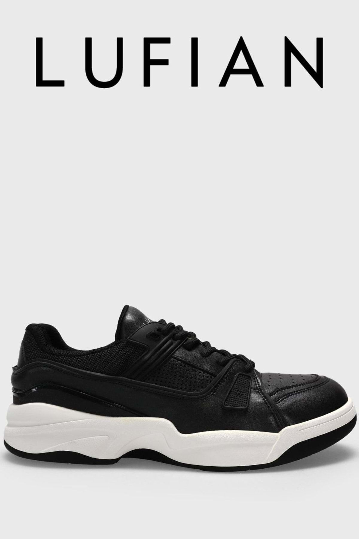 Lufian  111230266 Randy Sneaker Erkek Deri Ayakkabı SİYAH