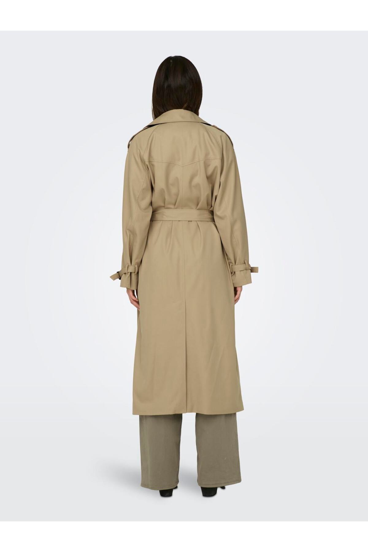 ONLY-Onlchloe Double B. Otw Women's Waist Trench Coat 6