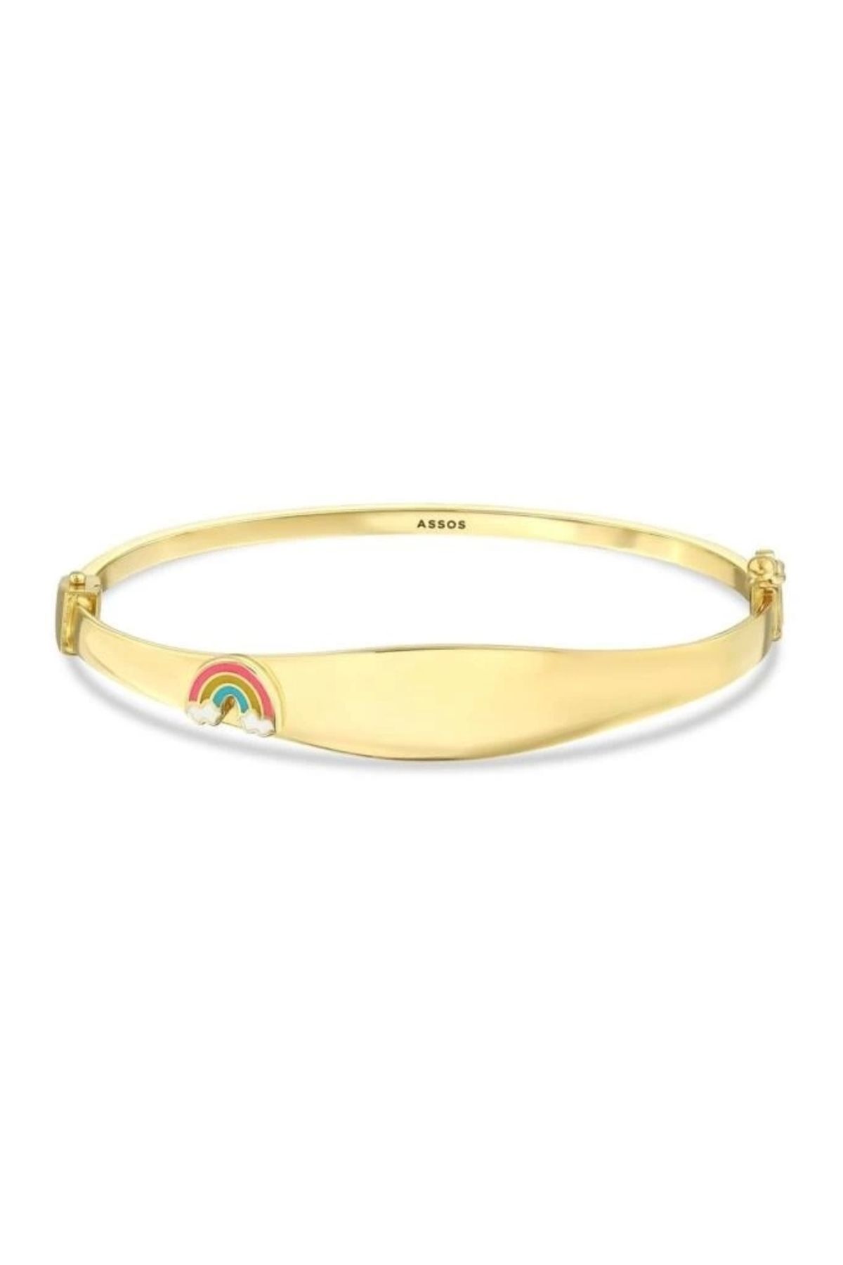 Unicorn Figürlü Altın Çocuk Kelepçe - 14k - 3.86gr