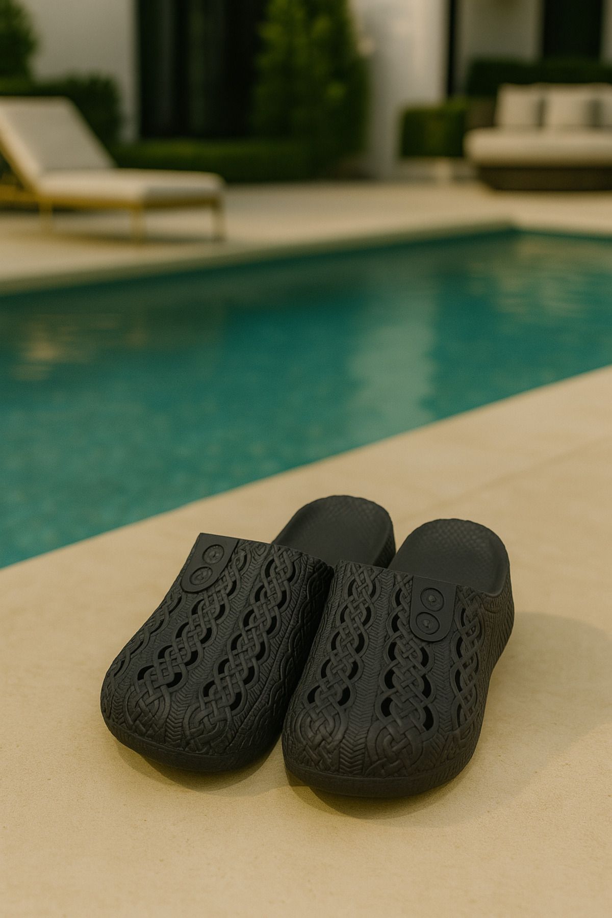 Behtah Kundura-Closed Front Non-Slip Sole Slippers Balcony Bathroom Pool Seaside Beach Pool Daily Slippers 1