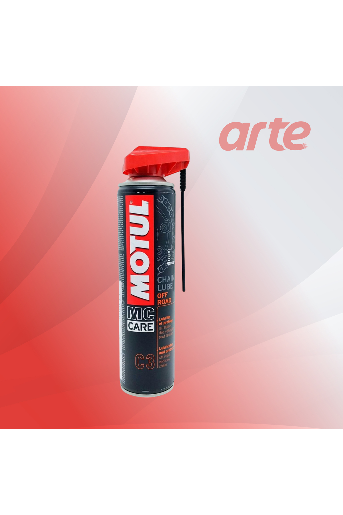 Motul C3 Off-road Zincir Yağı 400 ml C1 Zincir Temizleyici 400 ml