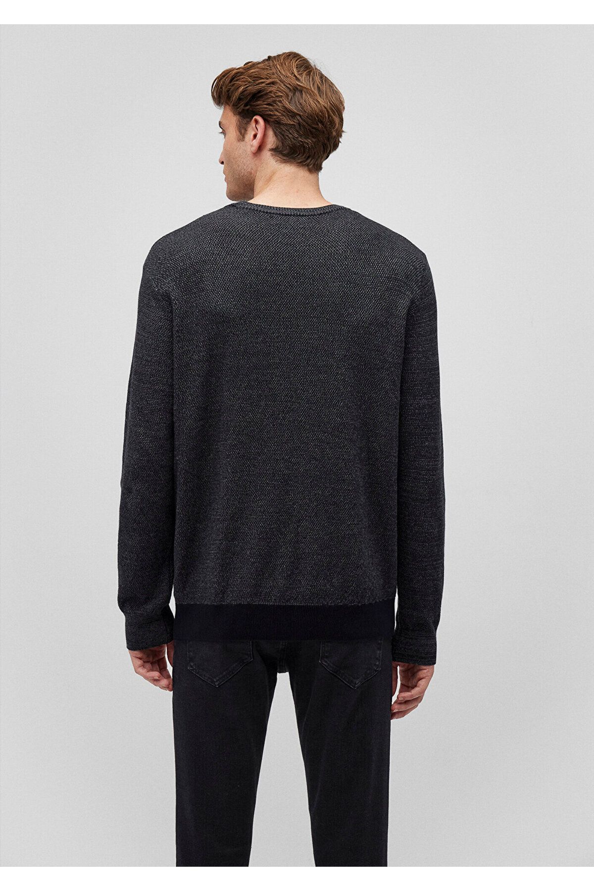 Mavi-Color Block Crew Neck Sweater Fitted 070377-900 4