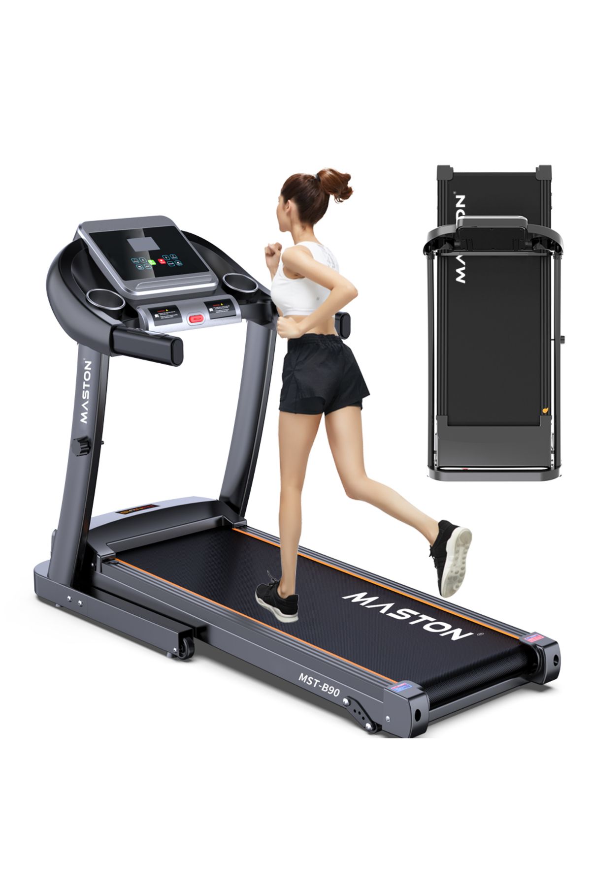 MASTON-Treadmill MST-B90 FoldableTreadmill, Treadmill Machine with Manual incline for Home Use 1