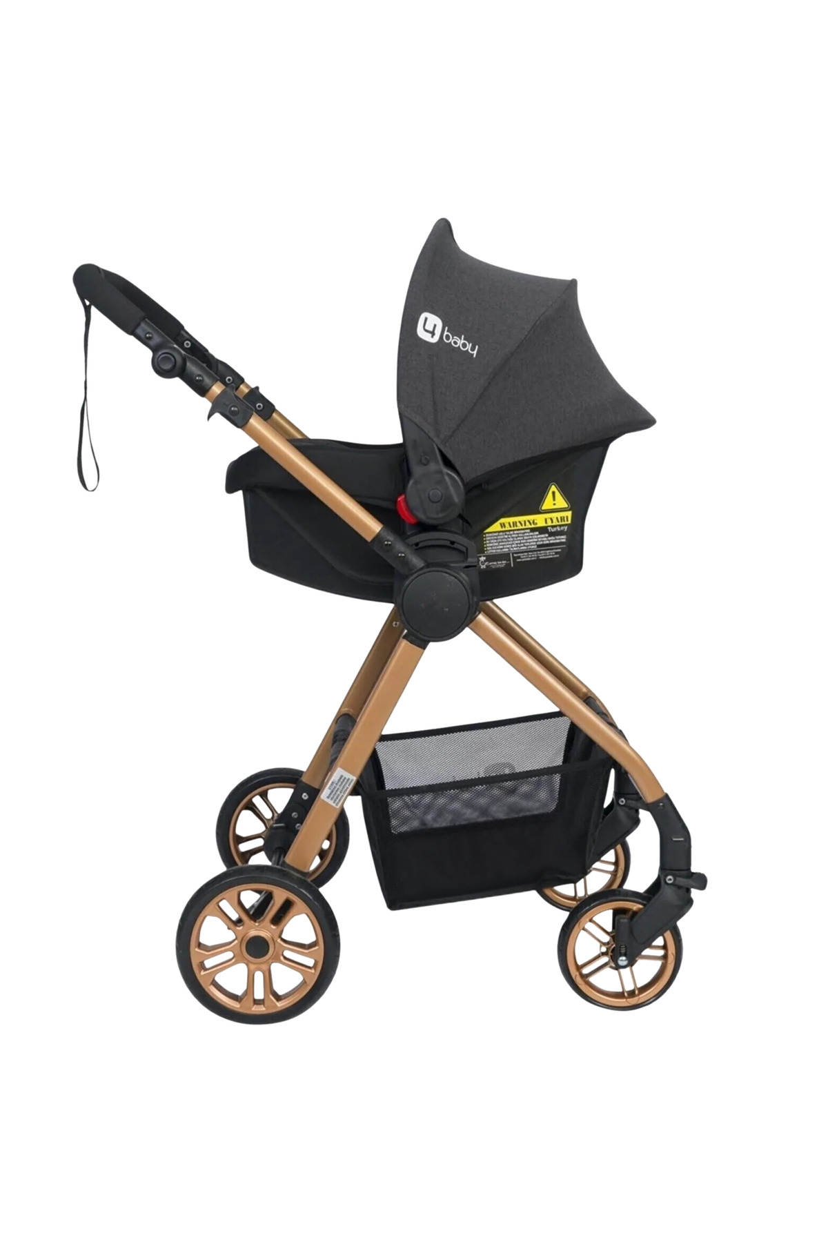 4 Baby Esse Model Gold Antrasit Travel Bebek Arabası Puset fotoğrafı 3 (önizleme)