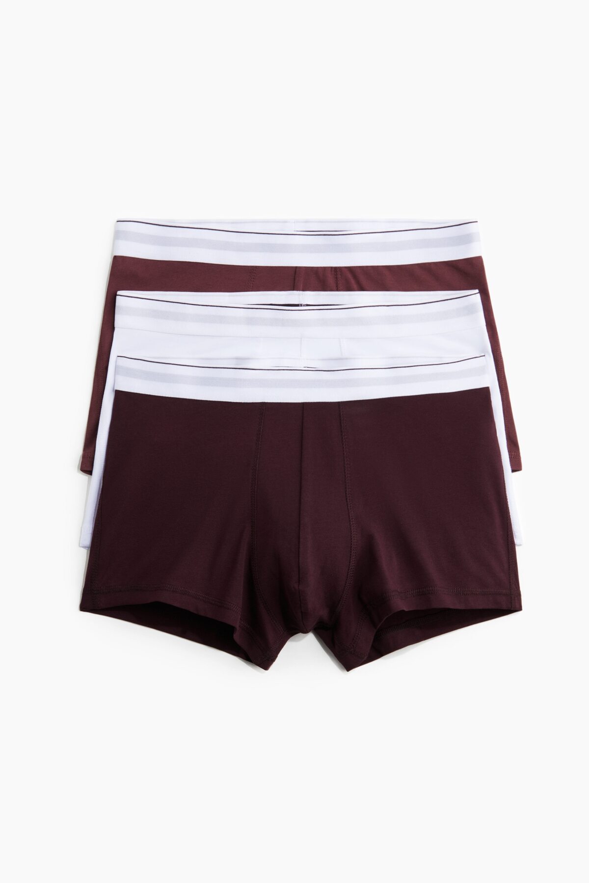 بسته ۳ عددی شورت بوکسور پا کوتاه Lycra® اچ اند ام باکسر H&M