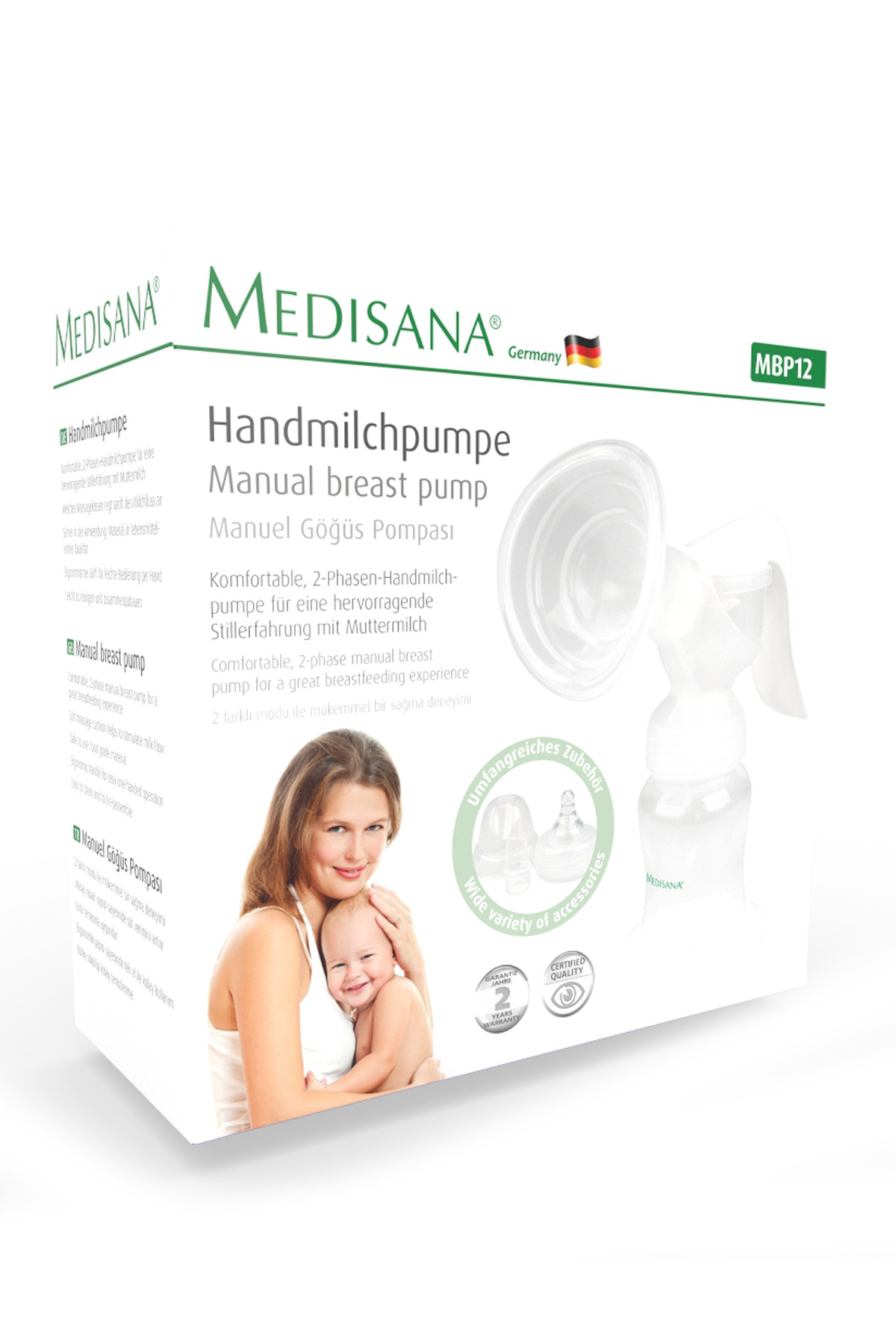 medisana 48810 Bpa Free Manual Süt Göğüs Pompası fotoğrafı 7 (önizleme)