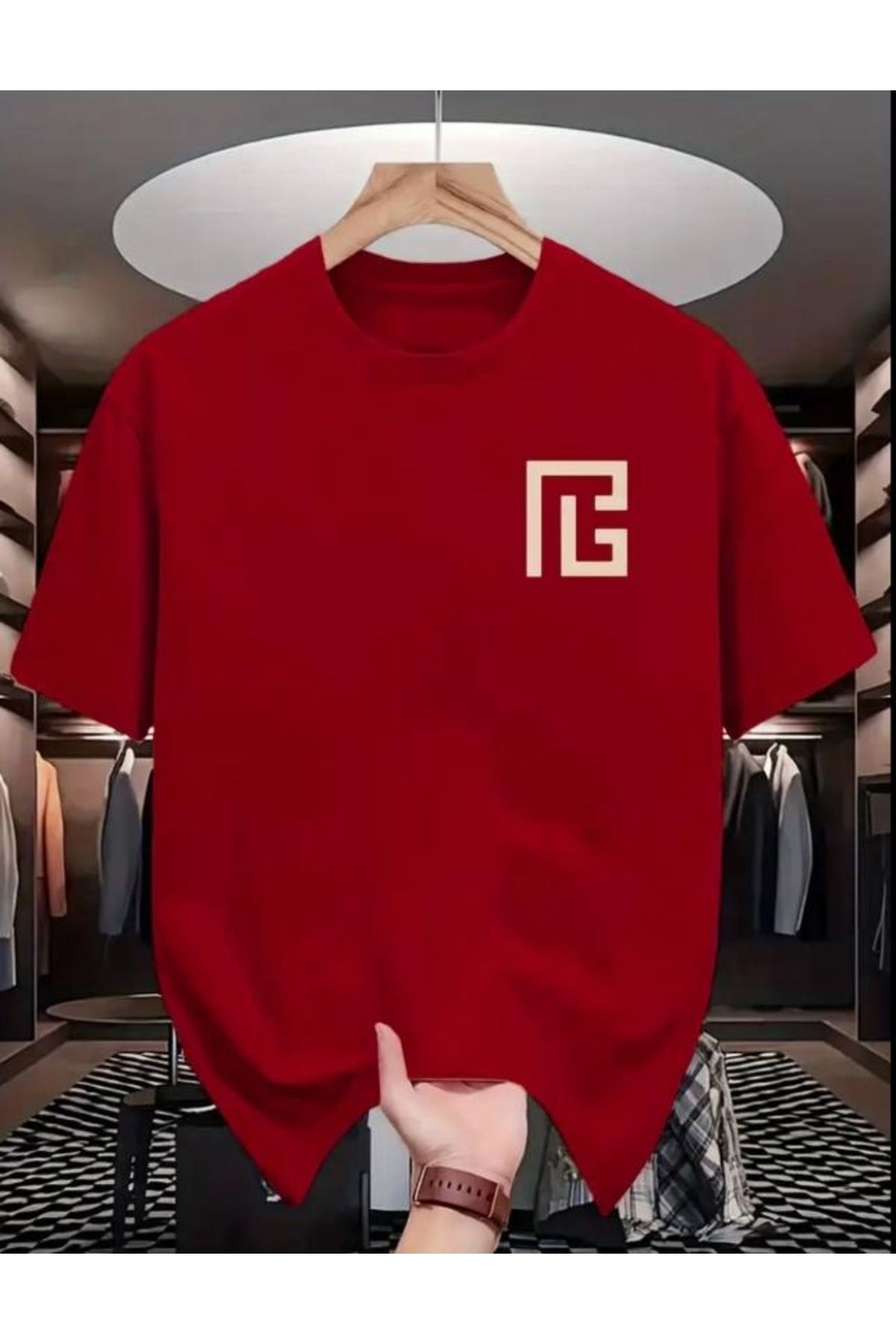 Moda Wear Unisex Baskılı Oversize T-Shirtt