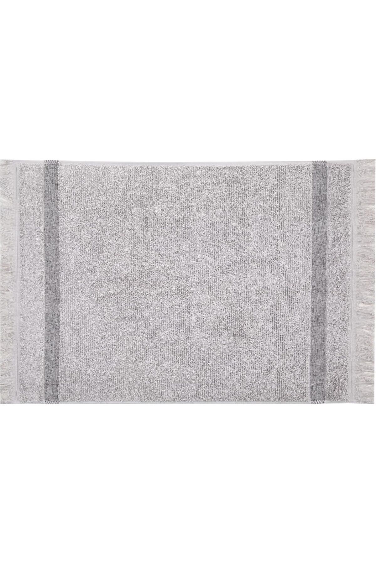 Mena Rise BlackShop Concept Borla Gri Ayak Havlusu 50 x 70 cm 1064272