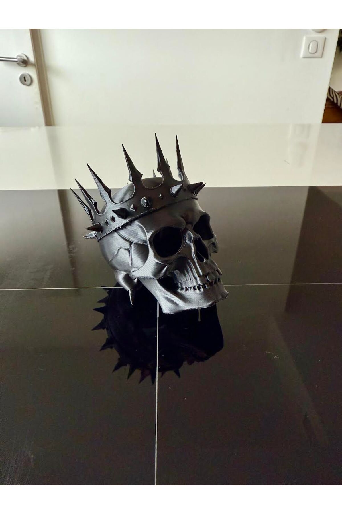 Elysee 3D Crown of Thorns Kuru Kafa Büst – 3D Yazıcı Tasarım Dekoratif Skull Heykel Biblo