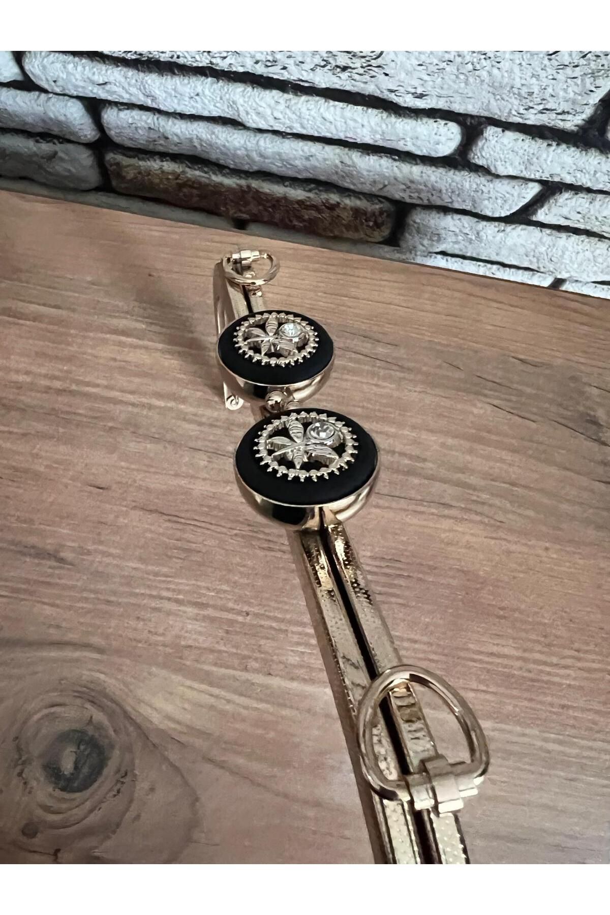 TEKNO ÇELİK 25 CM KALİTELİ DELİKLİ ÇANTA BURSU ÇANTA TUTACAĞI (KAĞIT İP / İNCİ BONCUK / ÖRME / ÖRGÜ)
