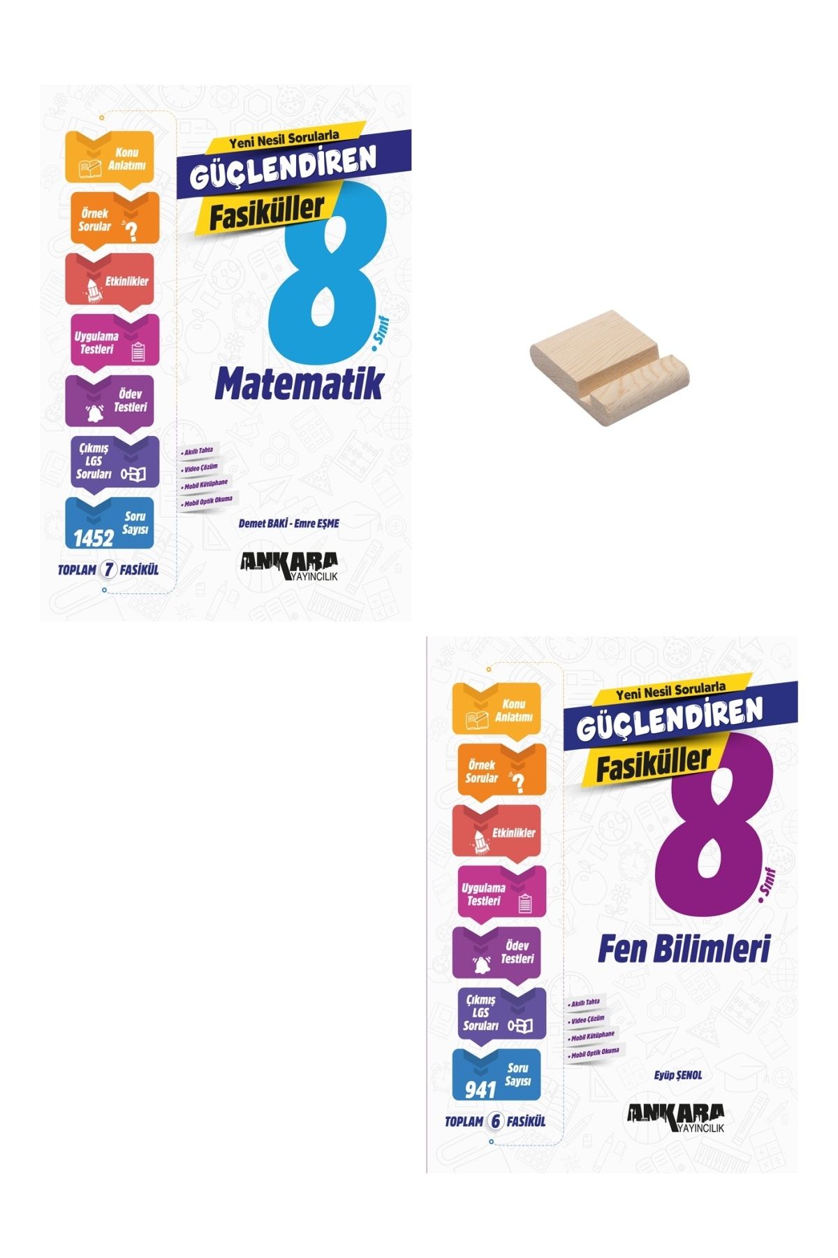 Ankara Yayıncılık LGS 8. Sınıf Güçlendiren Matematik ve Fen Bilimleri Fasikülleri