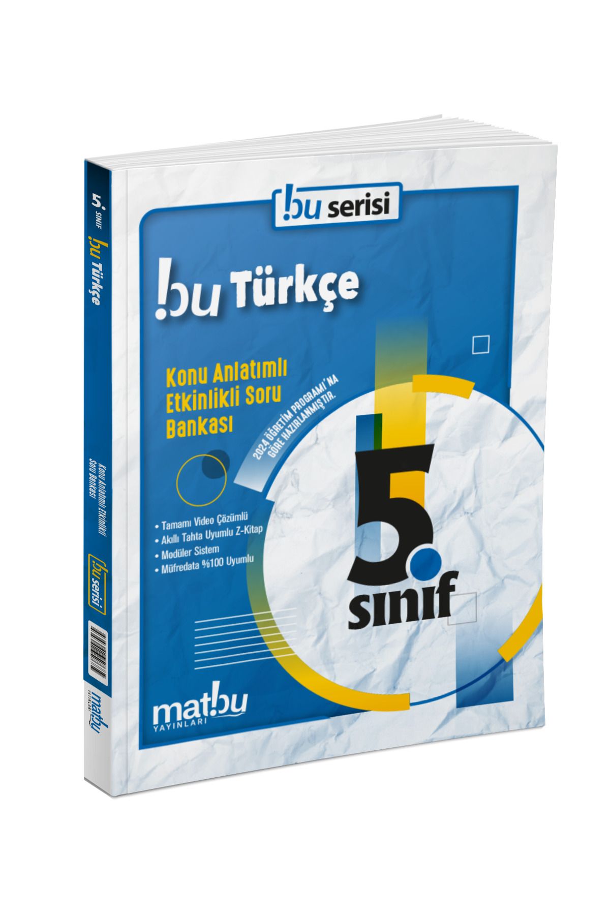 Matbu Yayınları 5. Sınıf Türkçe Konu Anlatımlı Etkinlikli Soru Bankası Matbu Yayınları