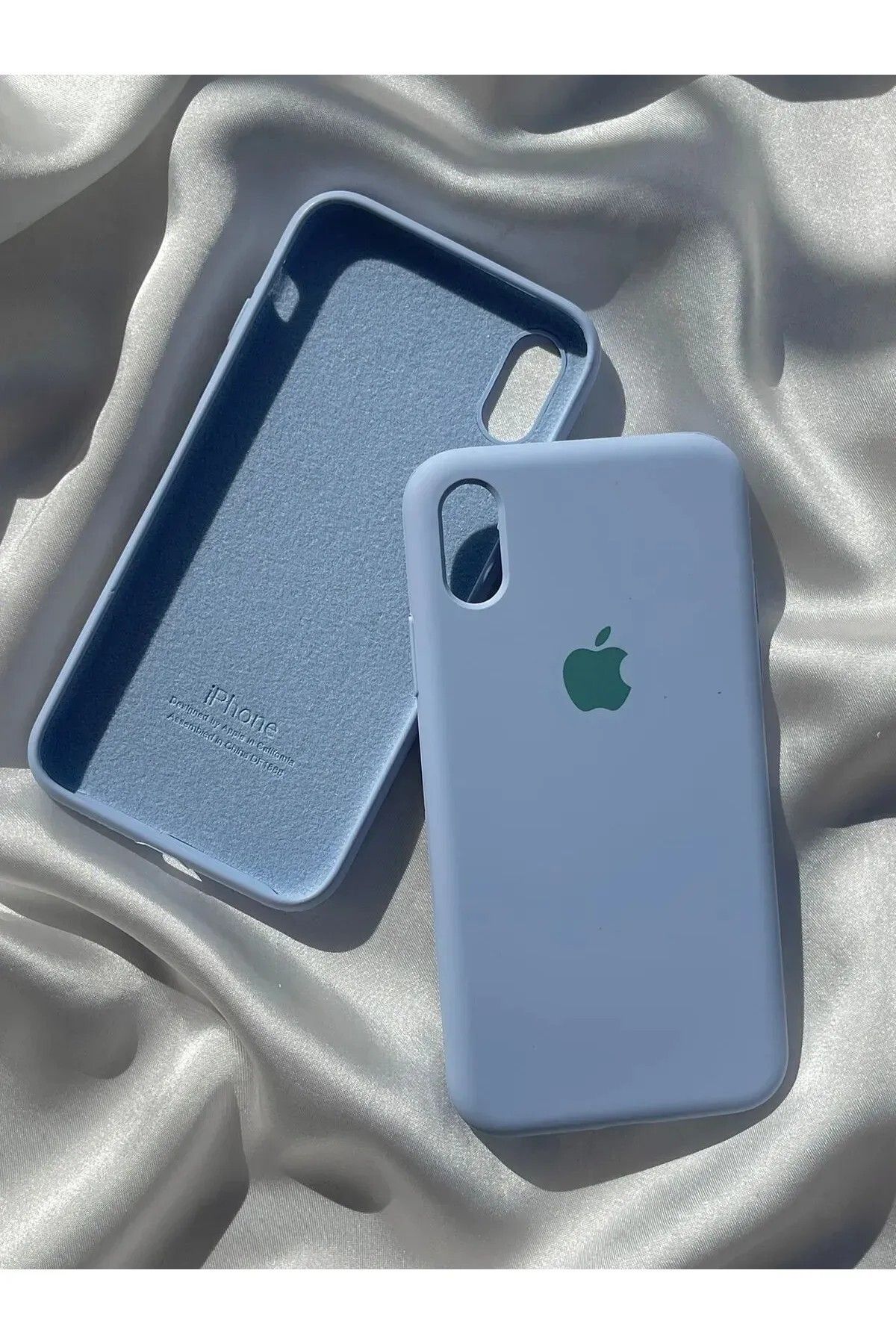 TimuyaCase Iphone X/xs Ile Uyumlu Lansman Silikon Kılıf Premium A Class - Bebe Mavi