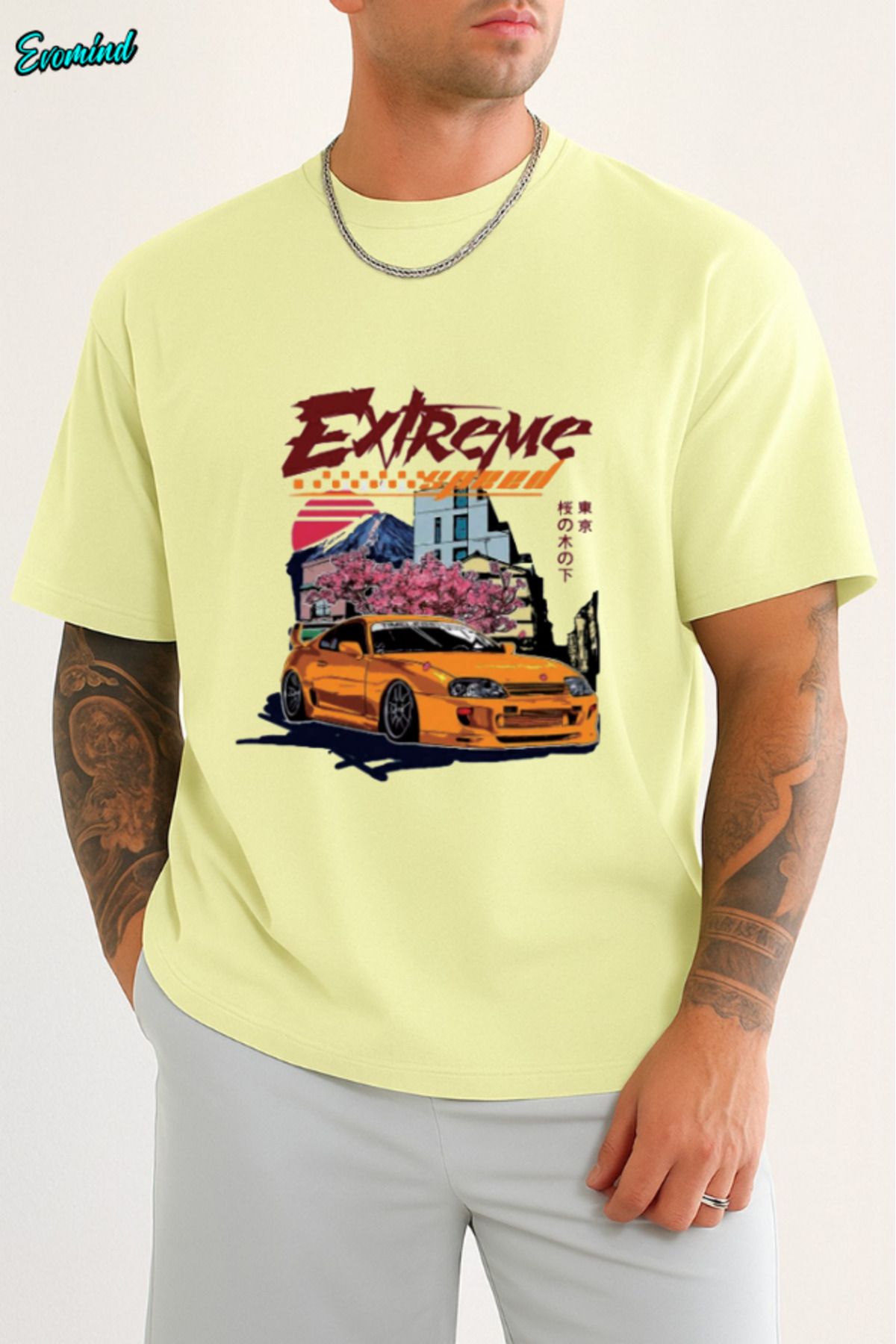 Evomind Ekstreme Baskılı Unisex T-shirt