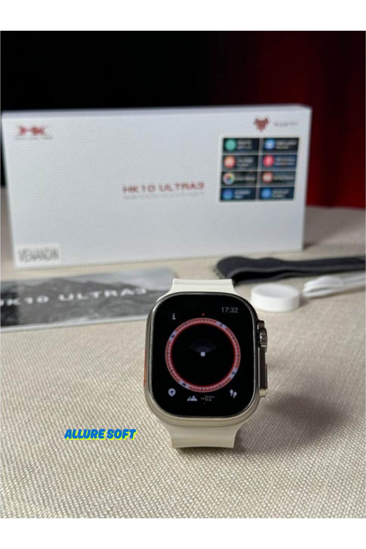 Allure soft Gelen çağrılar mesajlar bildirimler hepsi bileğinde HK 10 ile bağlantıda kal
