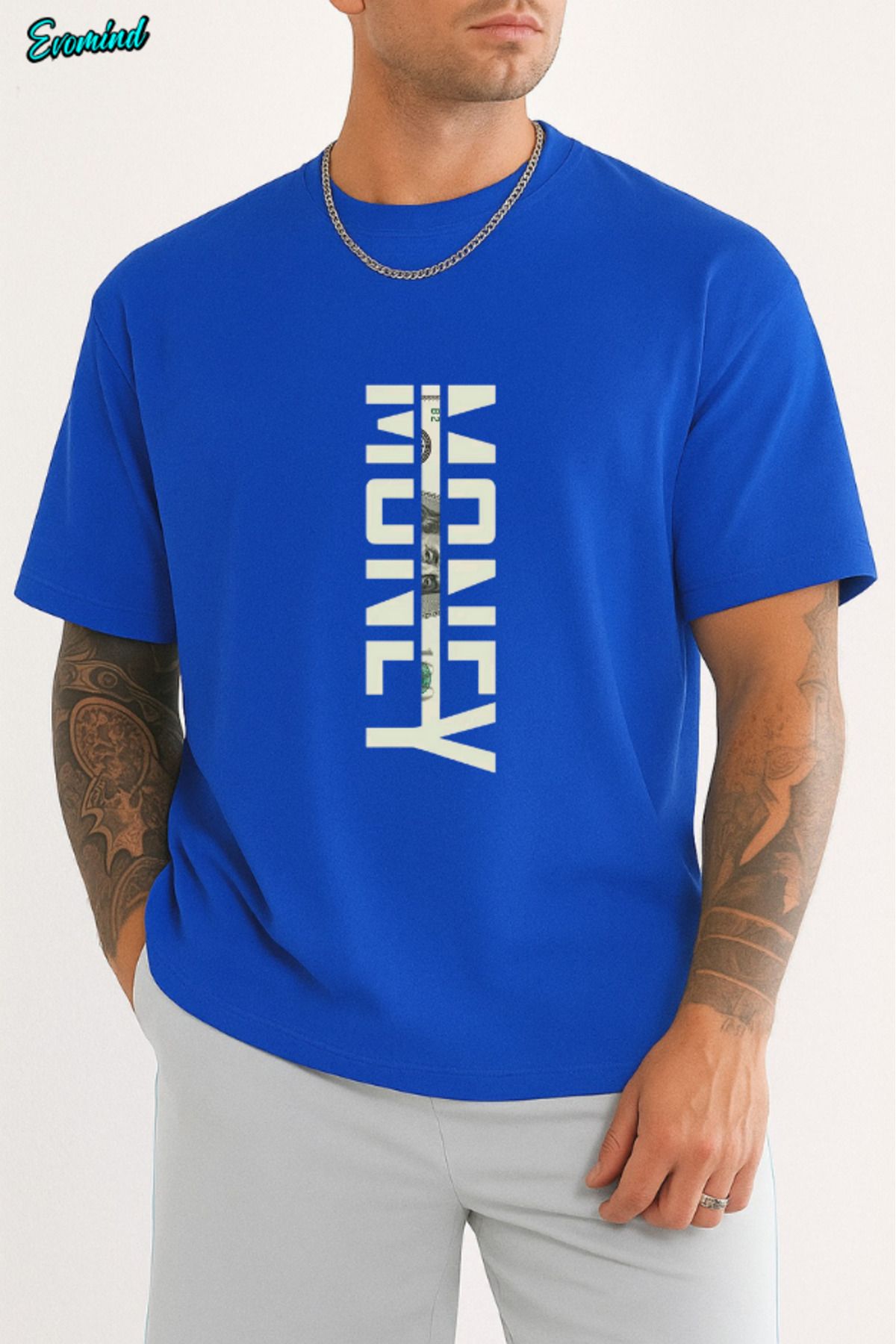 Evomind Money Baskılı Unisex T-shirt