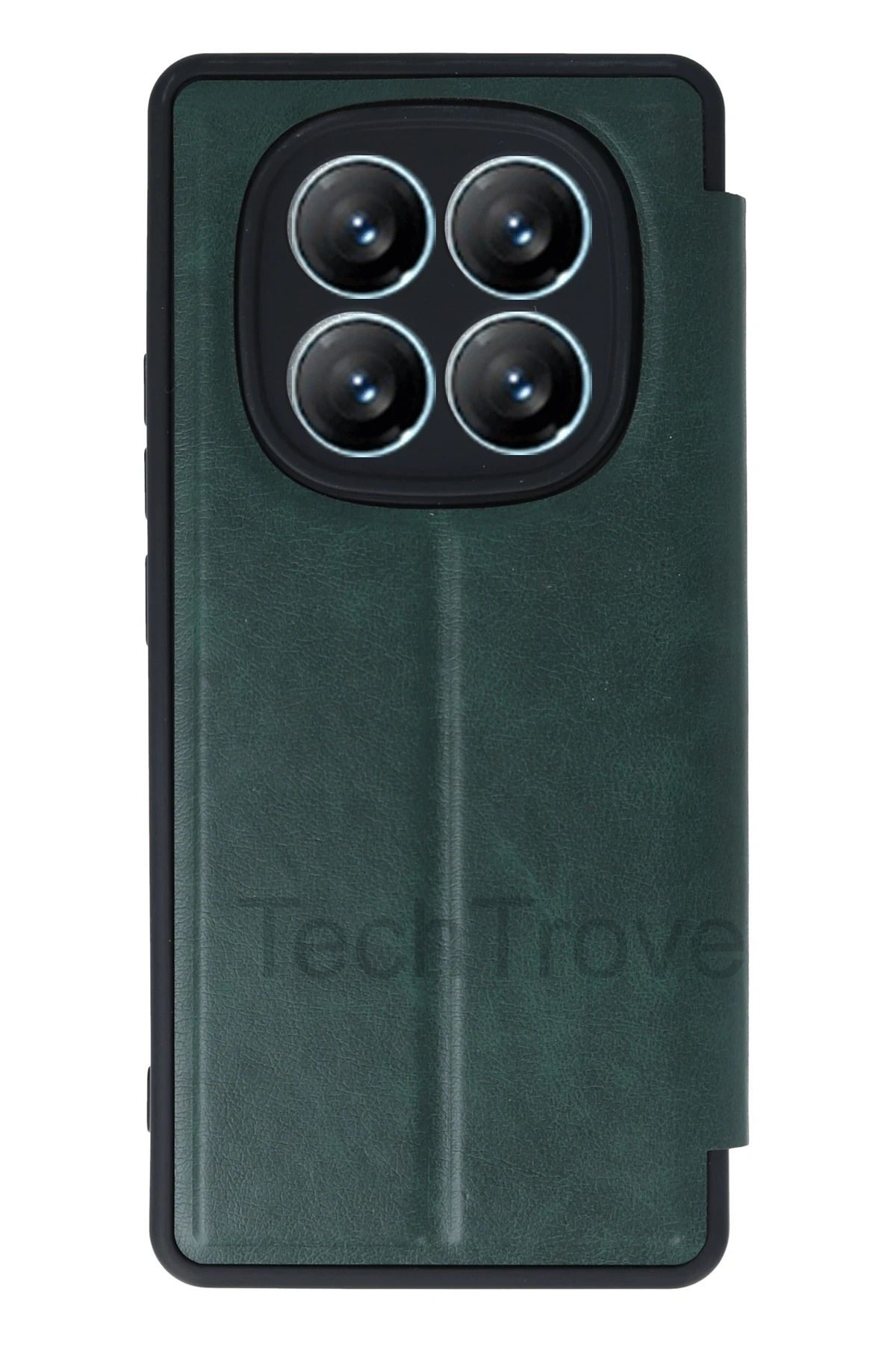 TechTrove Redmi Note 14 Pro 4G Kılıf Kamera Korumalı İçi Kadife İnce Yapılı Kapaklı Kartlıklı Deri Kapak