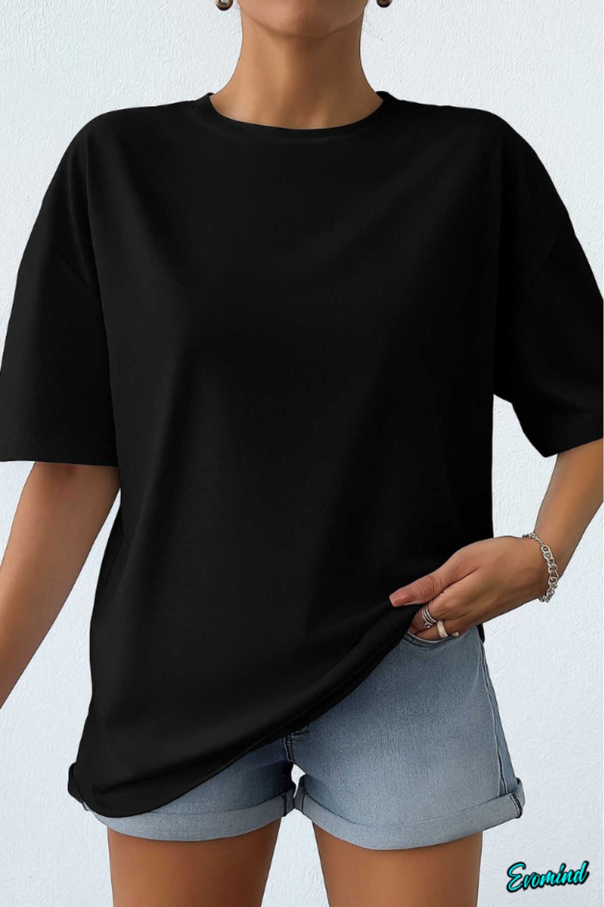 Evomind Düz Unisex T-shirt