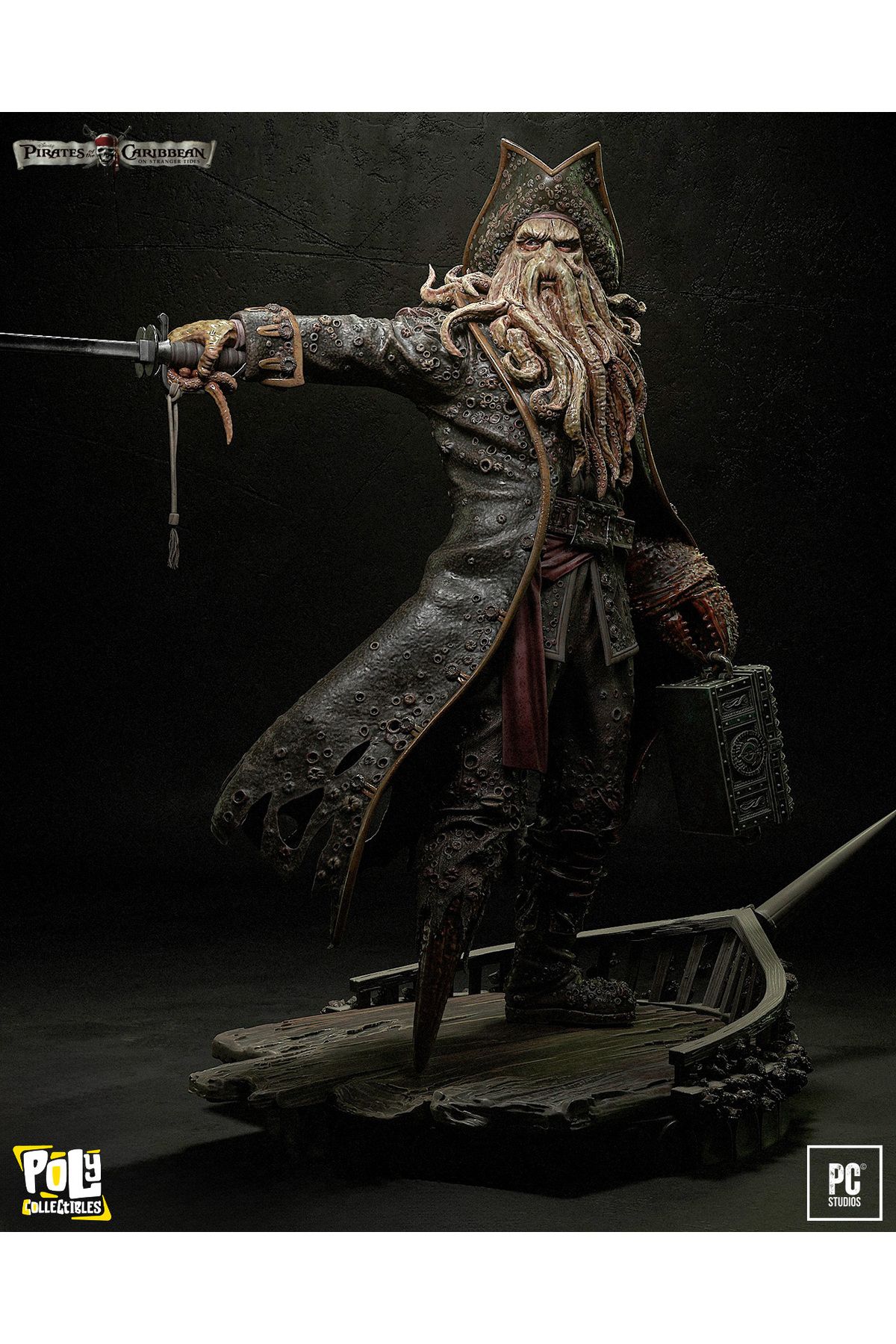 Poly Collectibles Davy Jones – Pirates of the Caribbean Premium Collectibles Figure | 30 cm