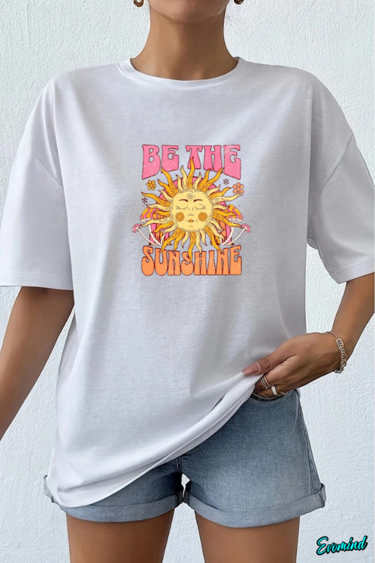 Evomind Sunshine Baskılı Unisex T-shirt