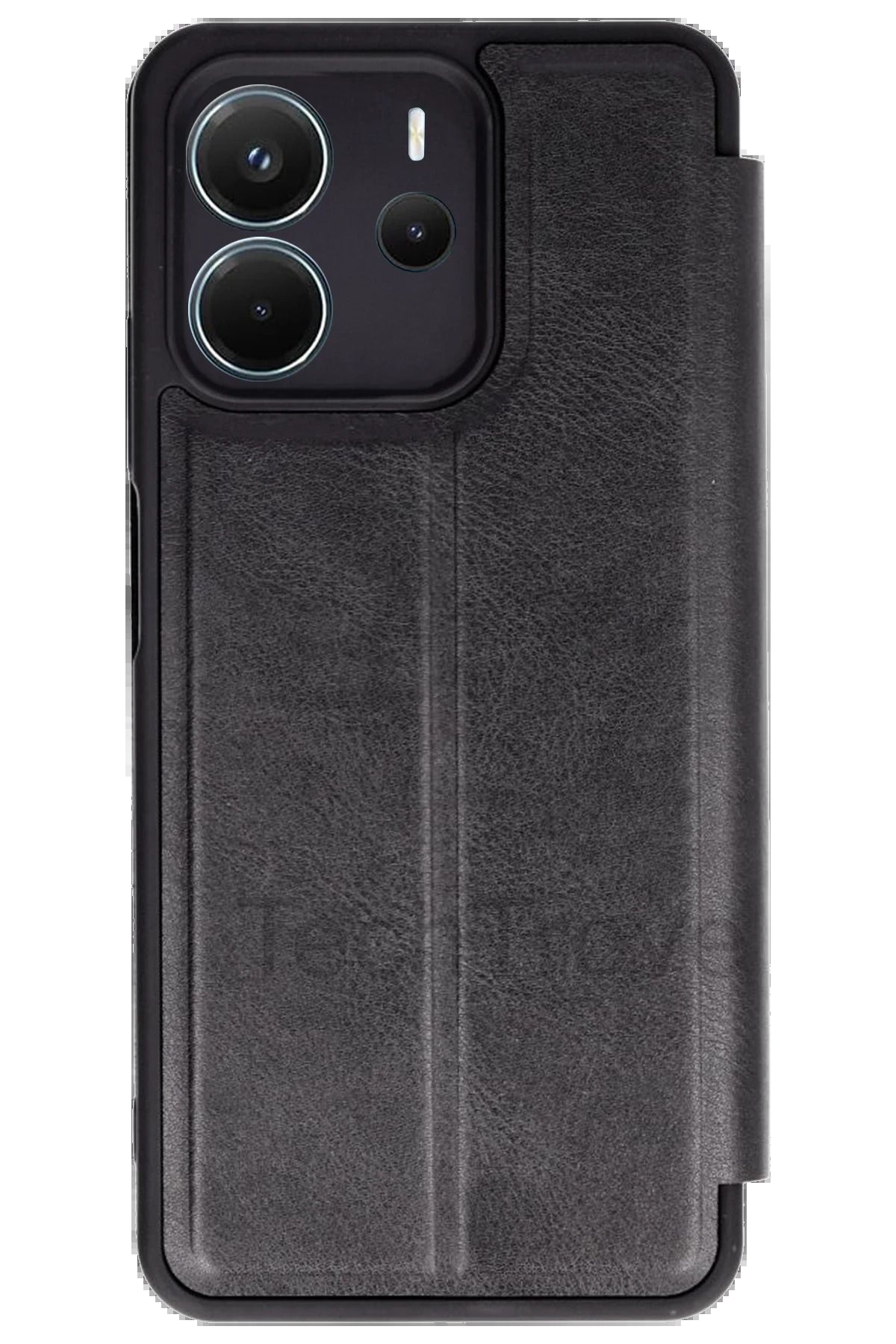 TechTrove Redmi Note 14 4G Kılıf Kamera Korumalı İçi Kadife İnce Yapılı Kapaklı Kartlıklı Deri Kapak