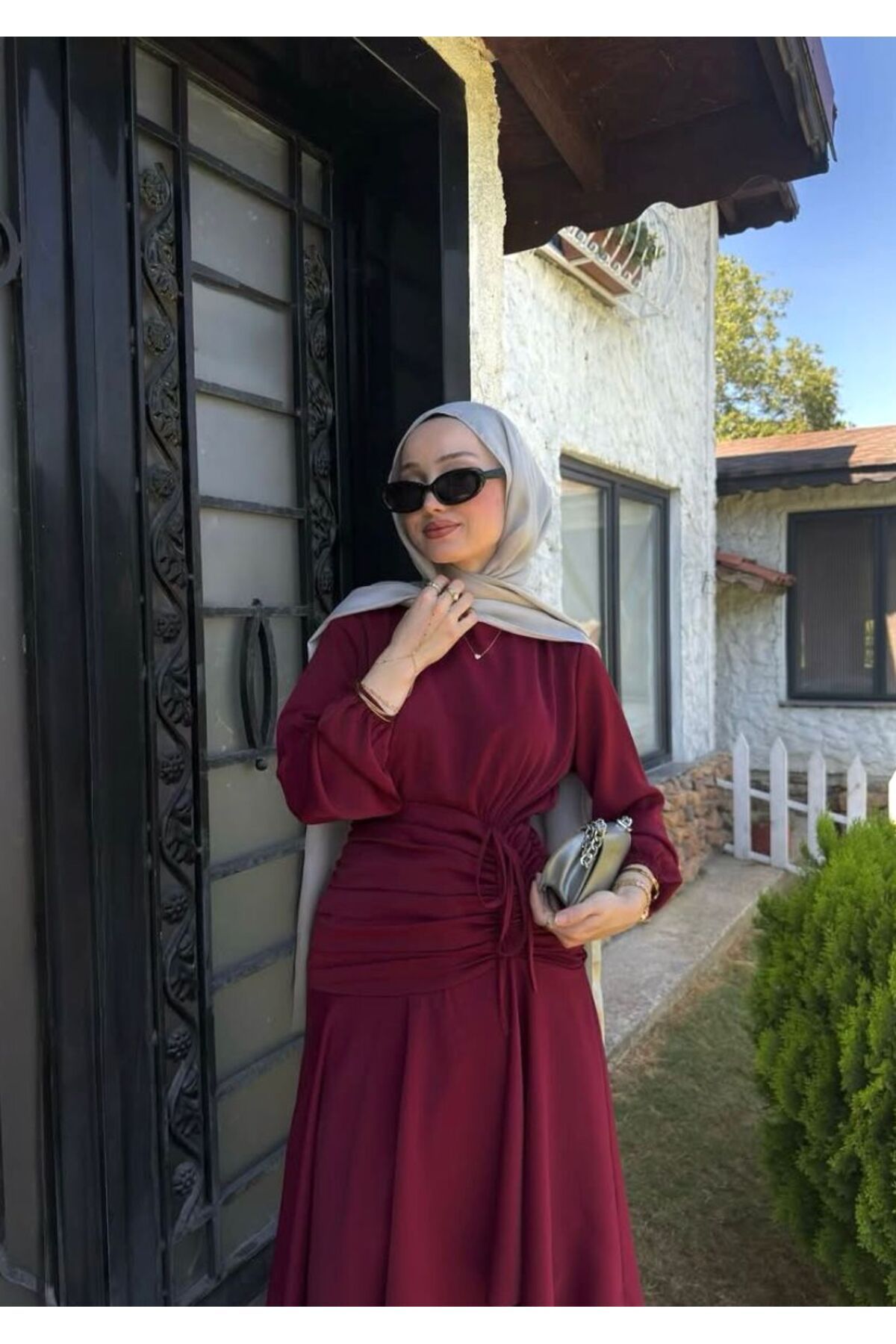 Marselline Bordo Peri Elbise