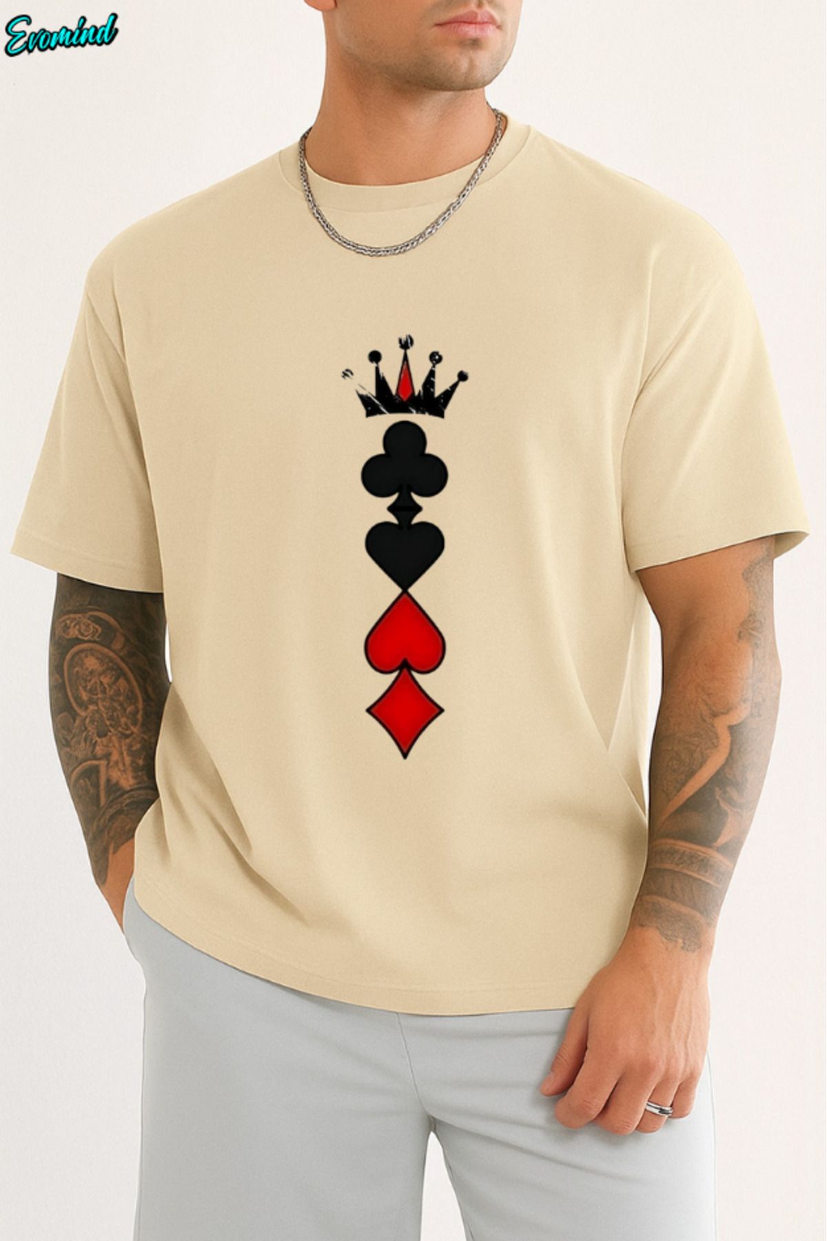 Evomind Şekil Baskılı Unisex T-shirt