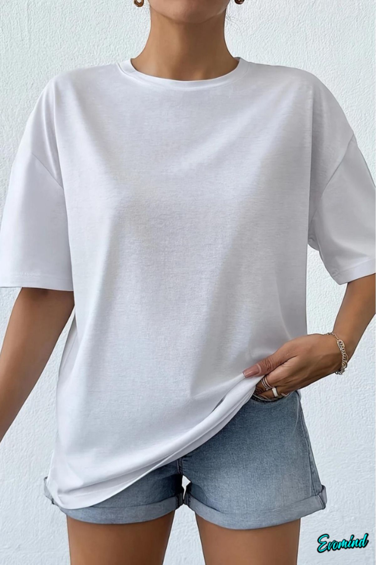 Evomind Düz Unisex T-shirt