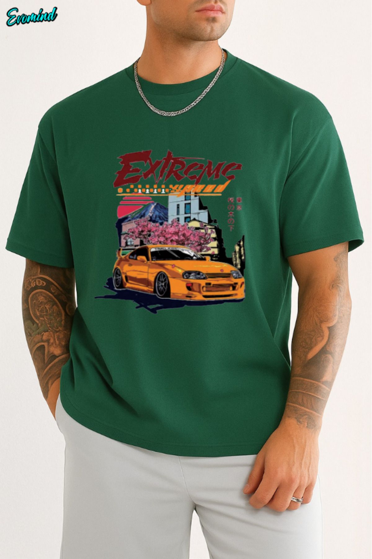 Evomind Ekstreme Baskılı Unisex T-shirt