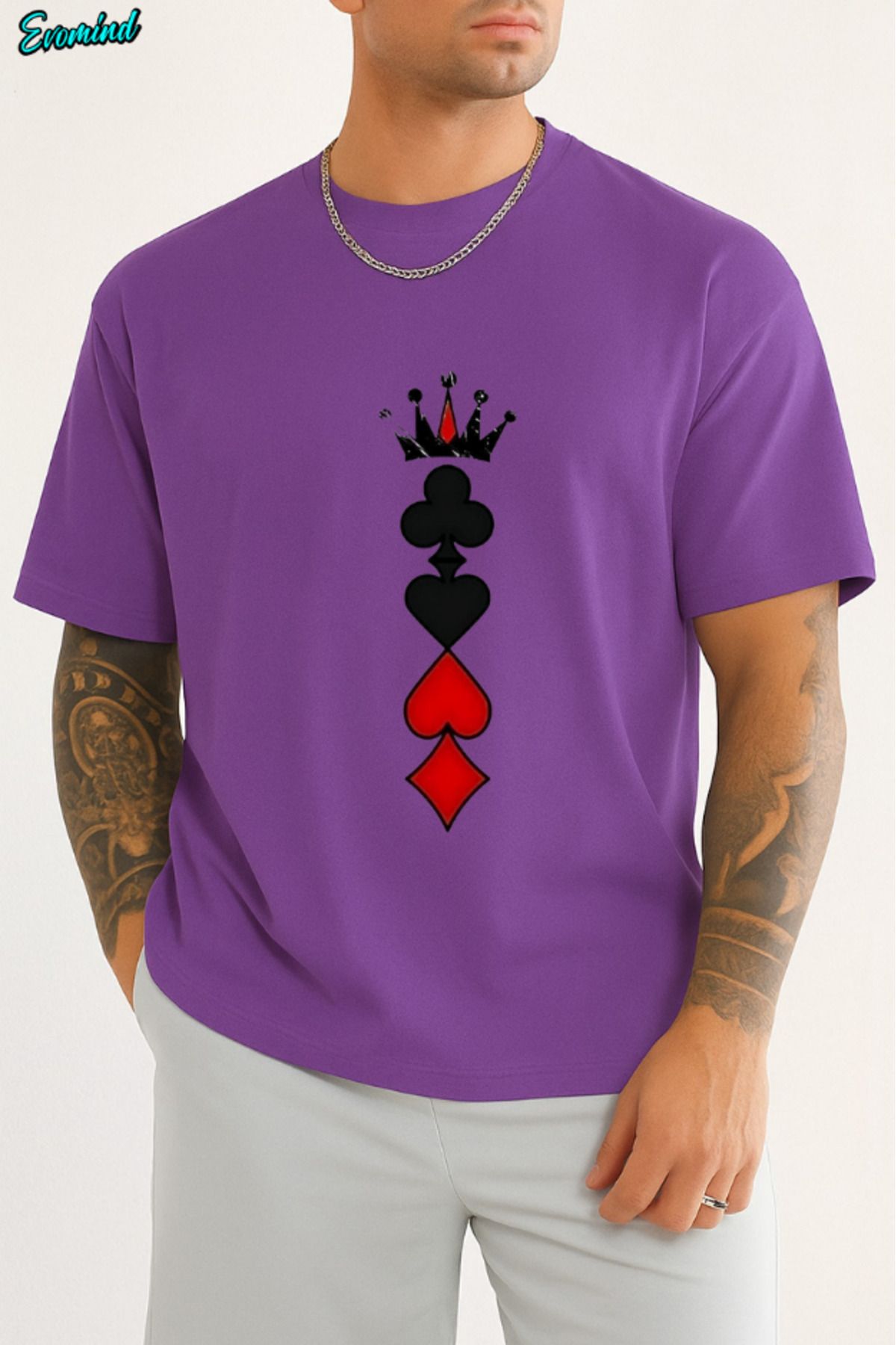 Evomind Şekil Baskılı Unisex T-shirt