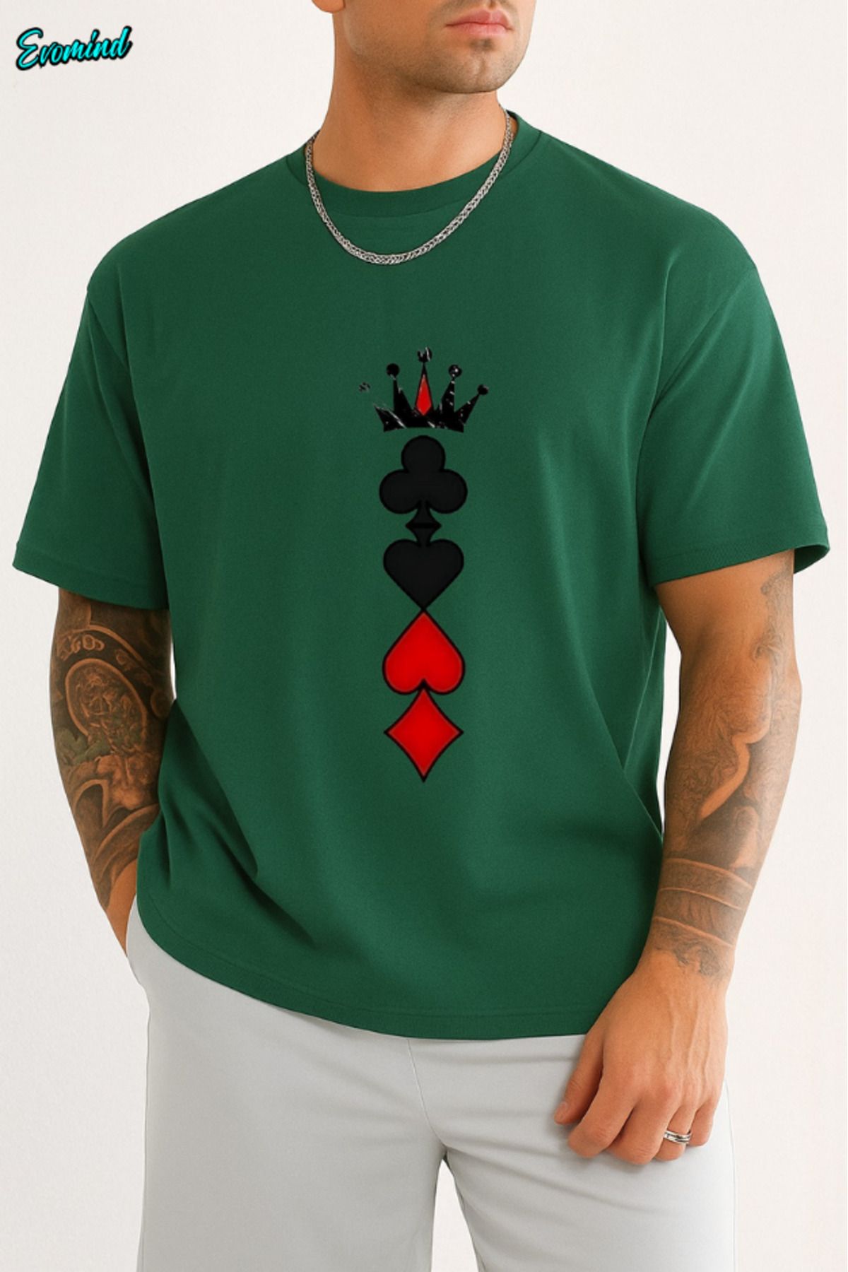 Evomind Şekil Baskılı Unisex T-shirt