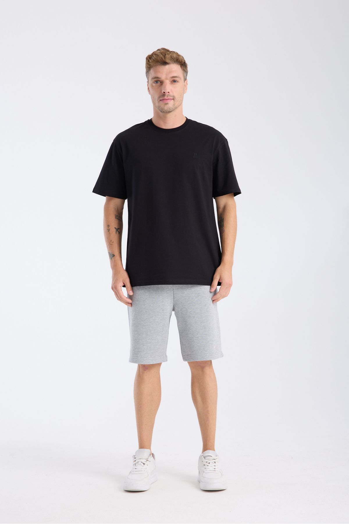 DK DOKUMACI Mens New Coll. Loose Fit Crew neck T-Shirt