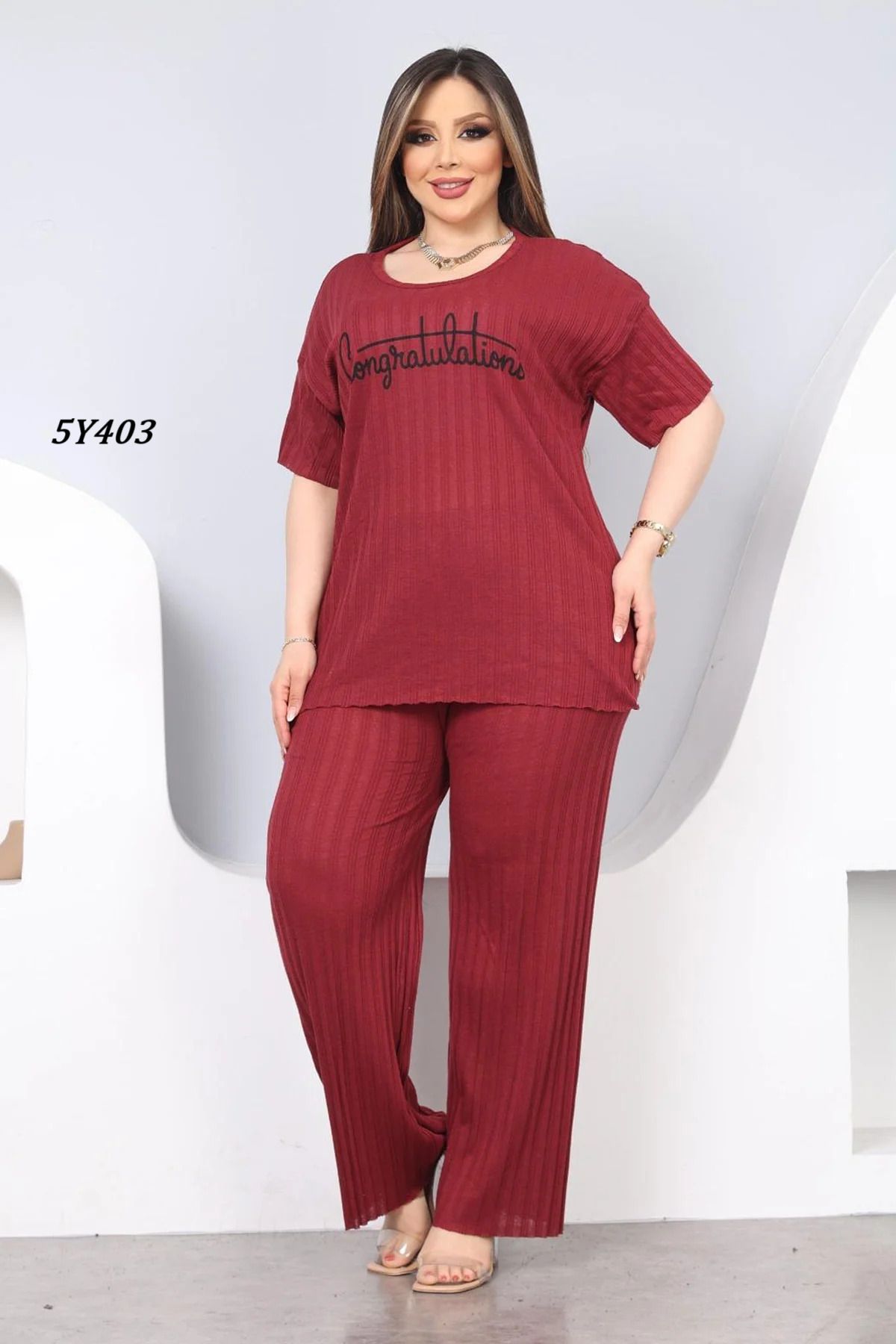 Remon Büyük Beden Pijama Takımı 5Y403
