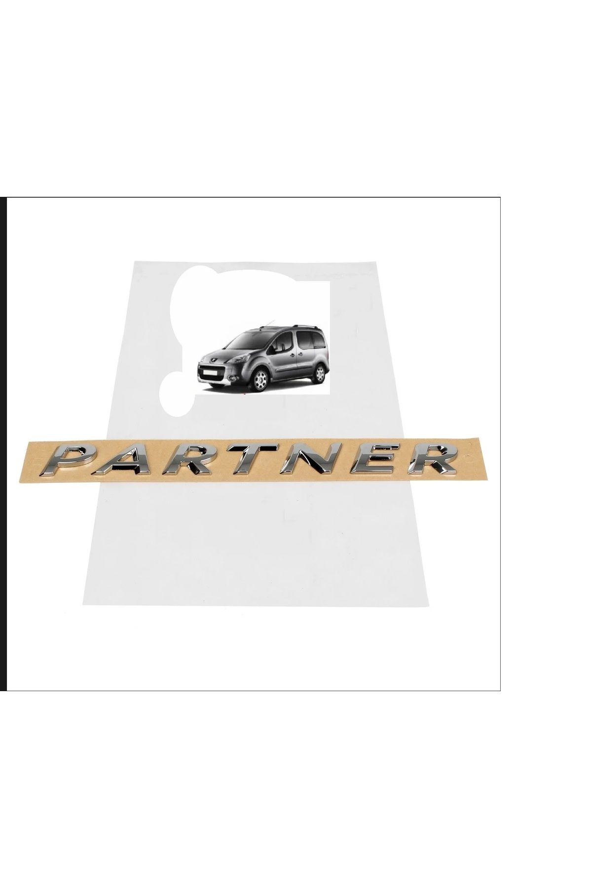 restinal Peugeot Partner Tepee Bagaj Partner Yazısı 9678176180