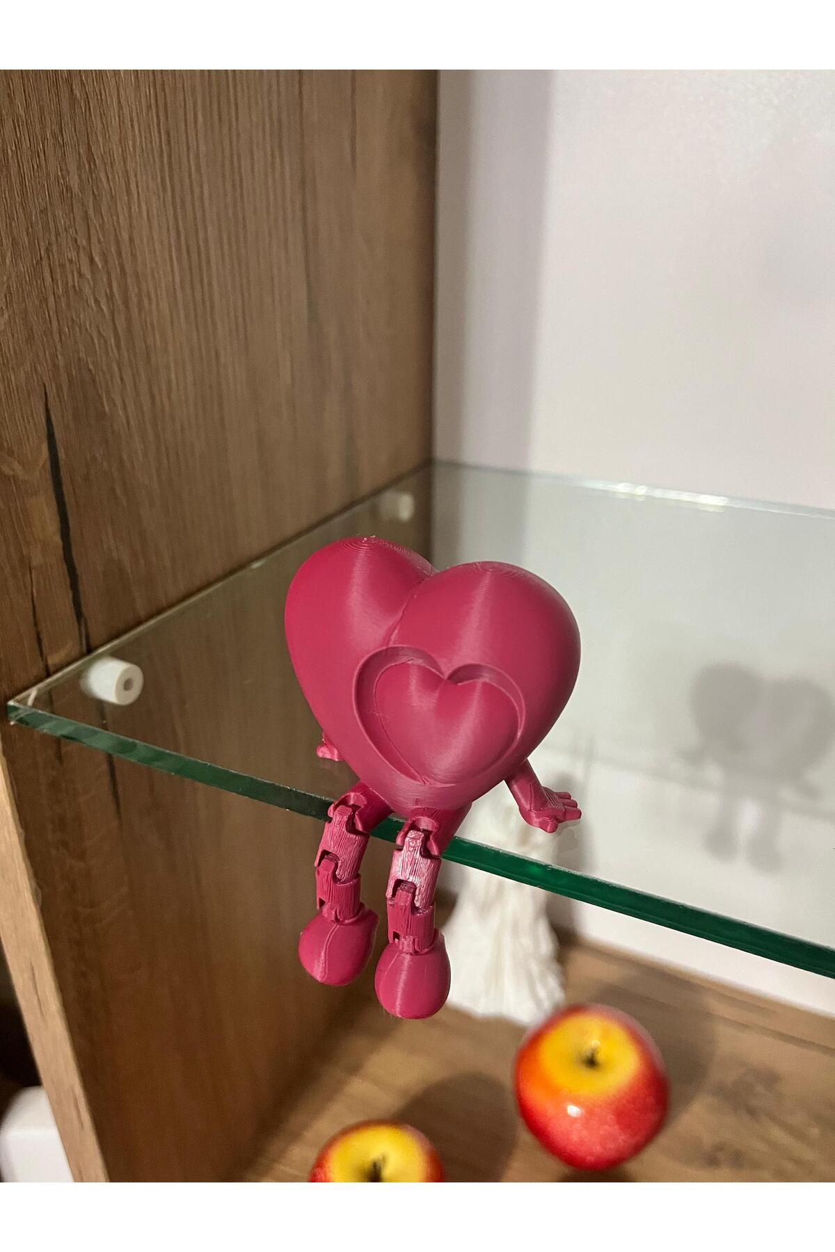 MedSan3D Hareketli Kalp | 3D Baskı Romantik Dekor