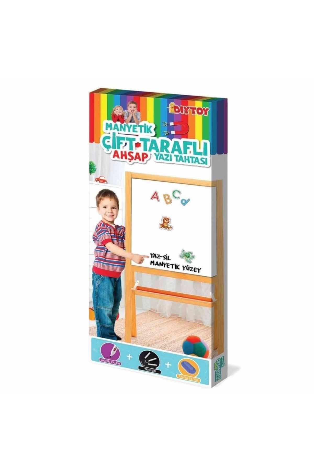 CANSA 2195 AYAKLI ÇİFT TARAFLI MANYETİK AHŞAP YAZI TAHTASI